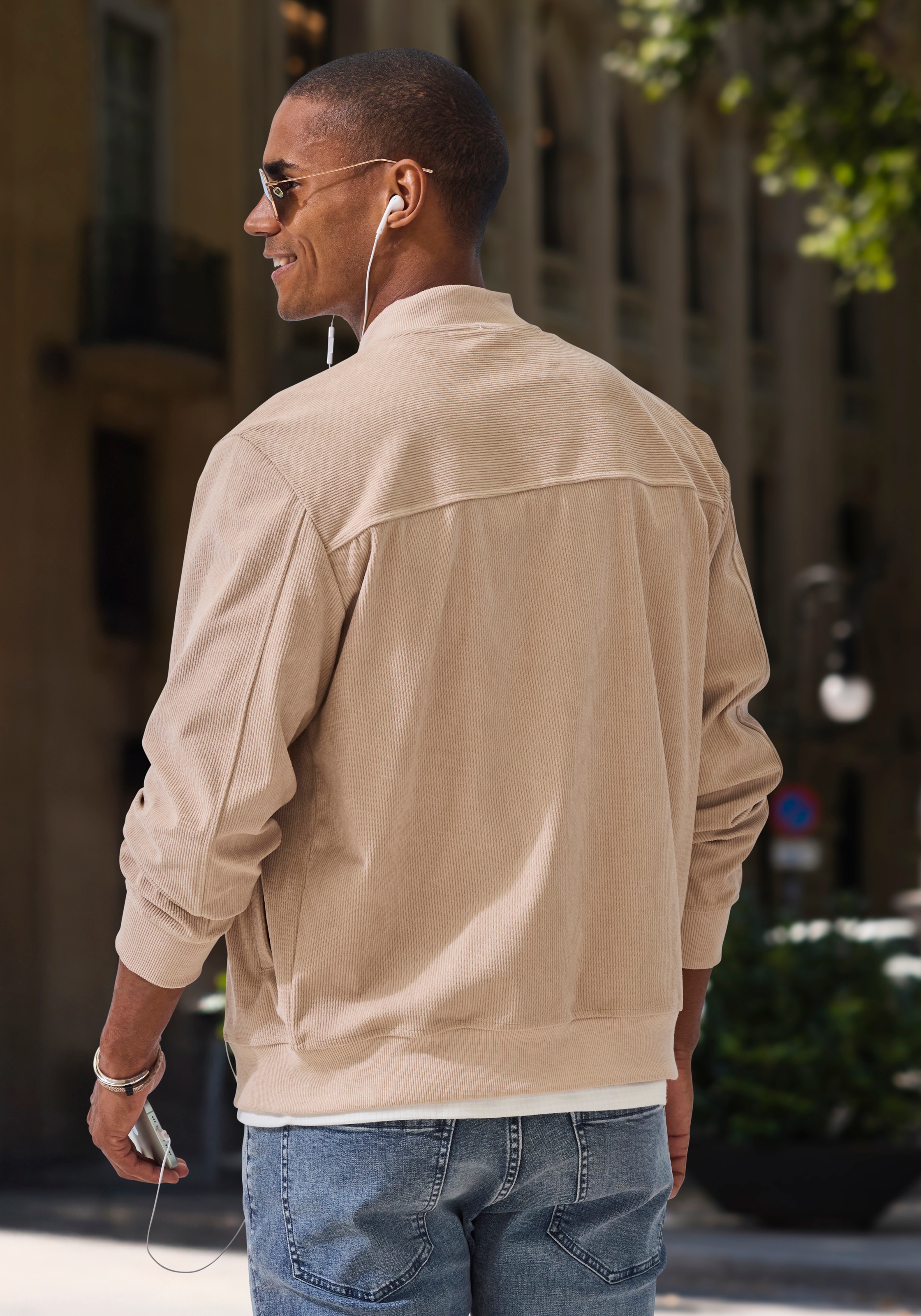 Thumbnail - H.I.S Cordjacke "- Blouson mit Reißverschluss", Pilotenjacke / Übergangsjacke aus Cord, regular fit