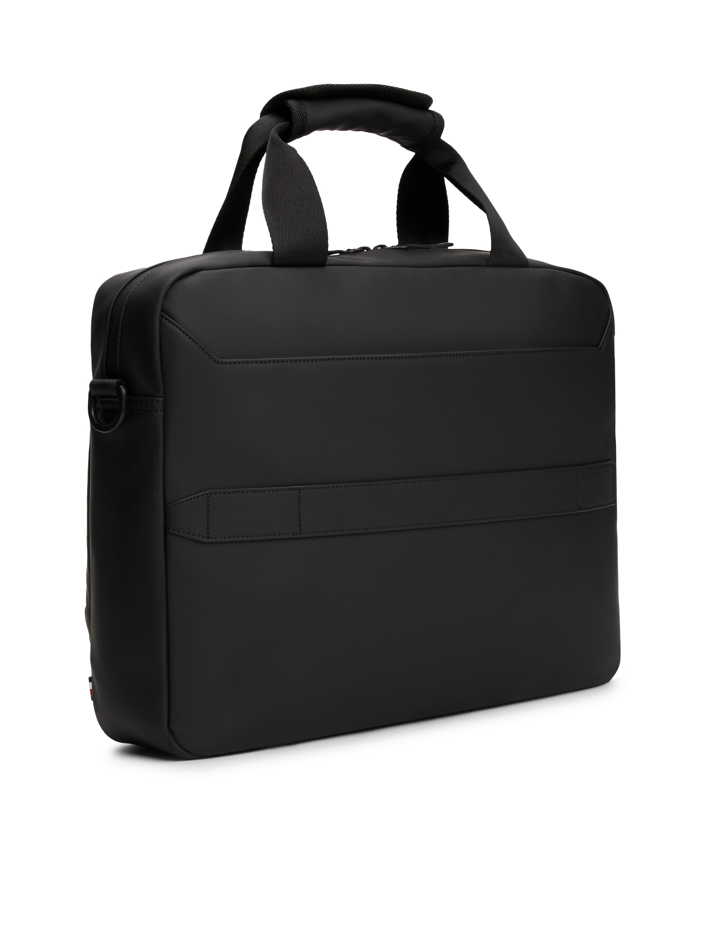 Tommy Hilfiger Laptoptasche »TH TPU COMPUTER BAG«, Geschäftsreise, Computertasche, Umhängetasche mit Vordertaschenfasch