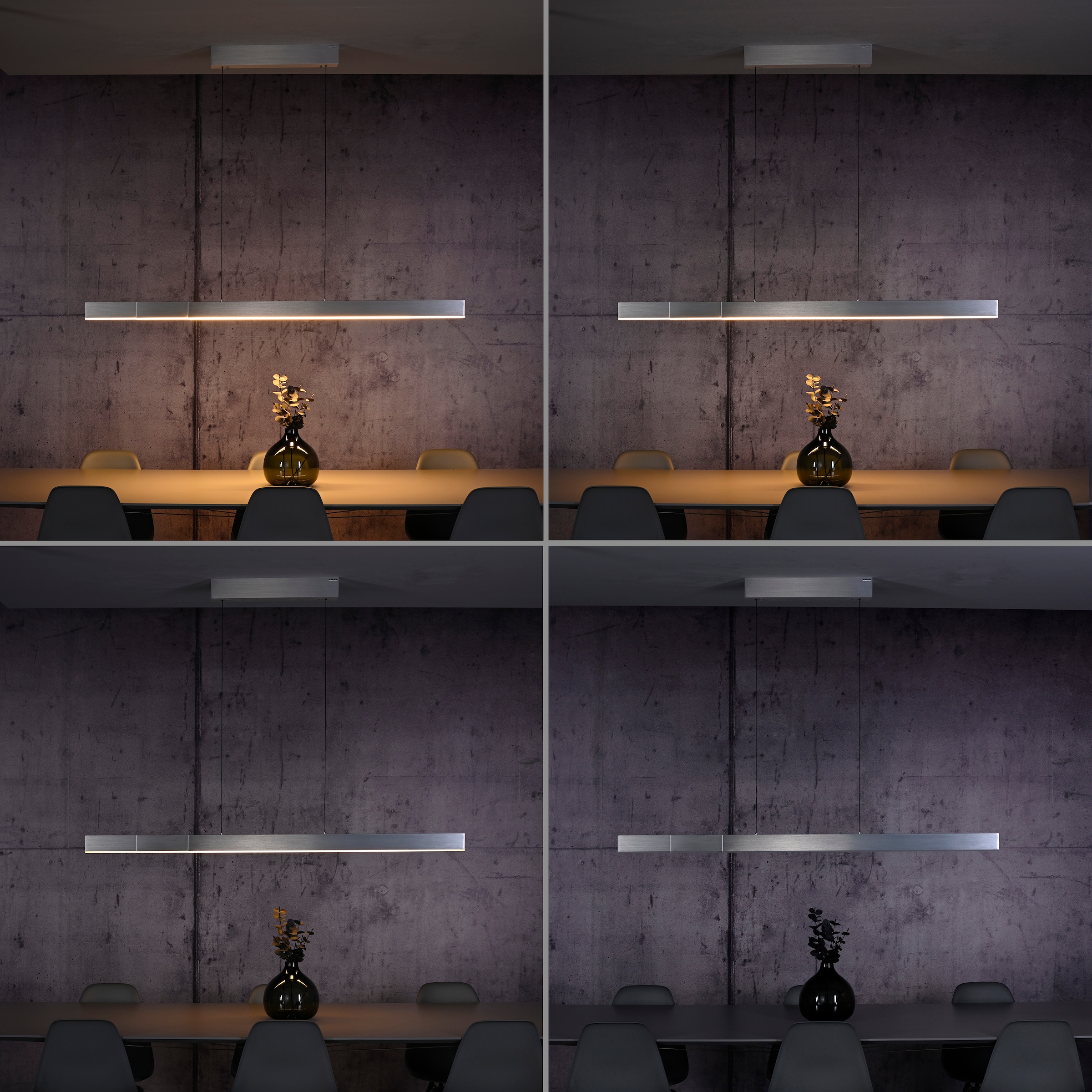 Neuhaus PURE LED Pendelleuchte »PURE Moto-Rise« LED-Board 1 Stk. warmweiß - kaltweiß e-LIFT® Funktion, e-SLIDE® Funktion, Fernbedienung