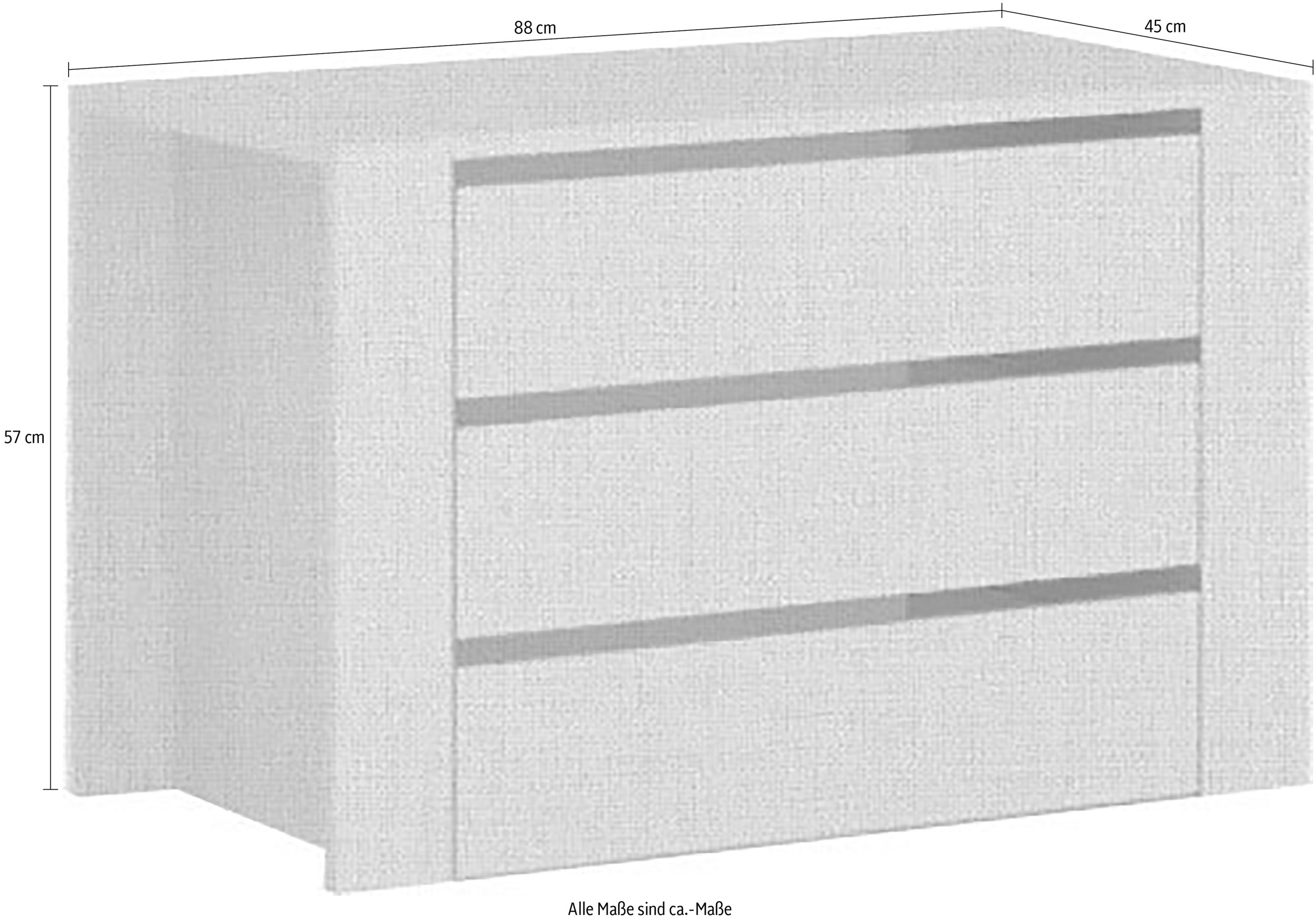 Places of Style Schubladeneinsatz "Onyx, für die Fachbreite 88cm", (FSC-zer günstig online kaufen