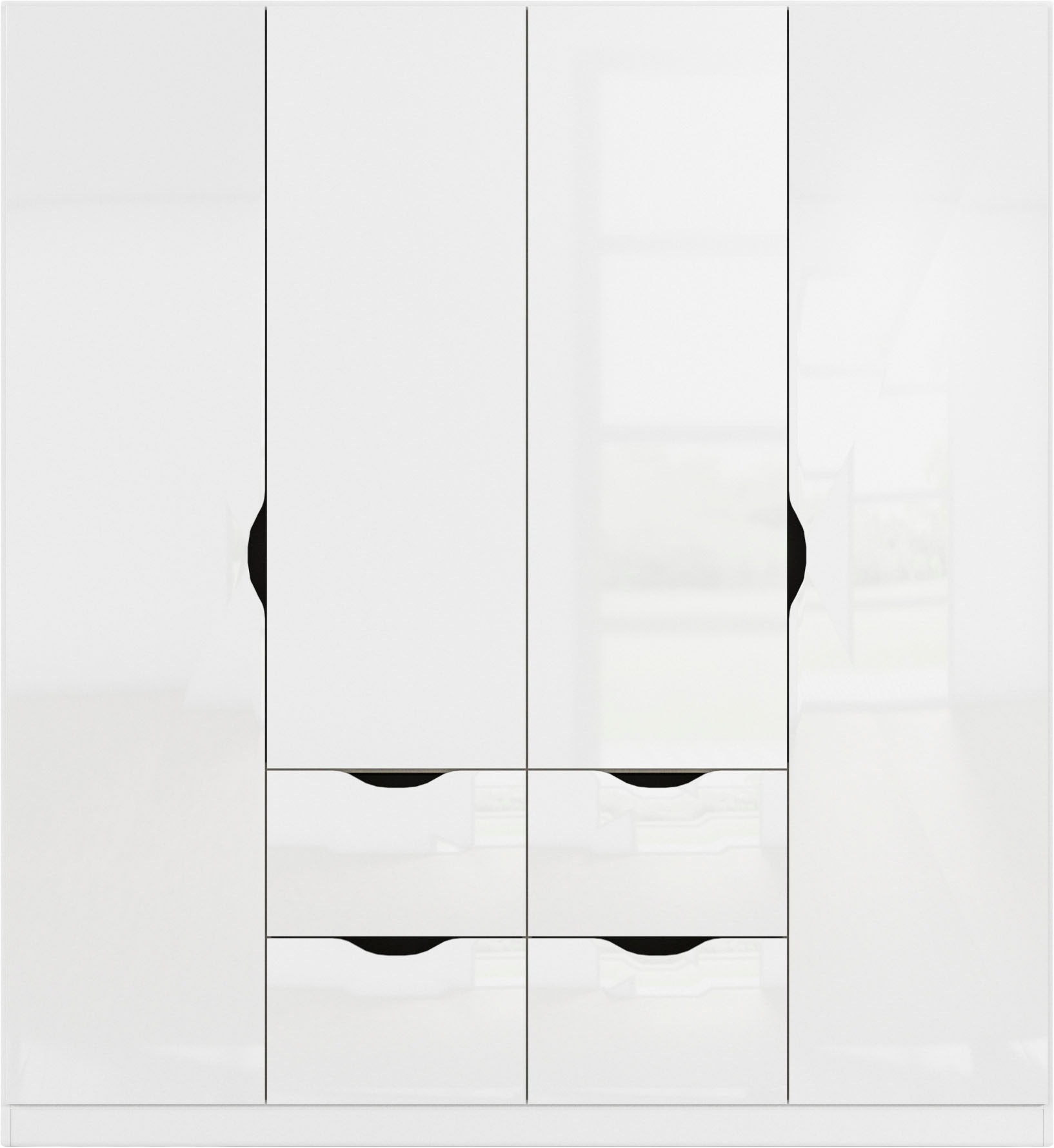 rauch Kleiderschrank "Freiham" mit Griffmulden und Schubkästen günstig online kaufen