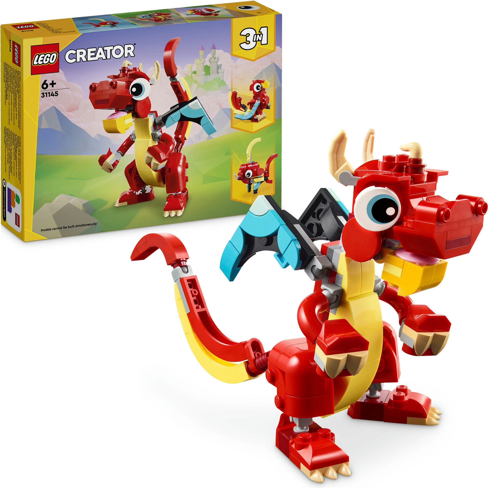 LEGO ® Konstruktionsspielsteine »Roter Drac...
