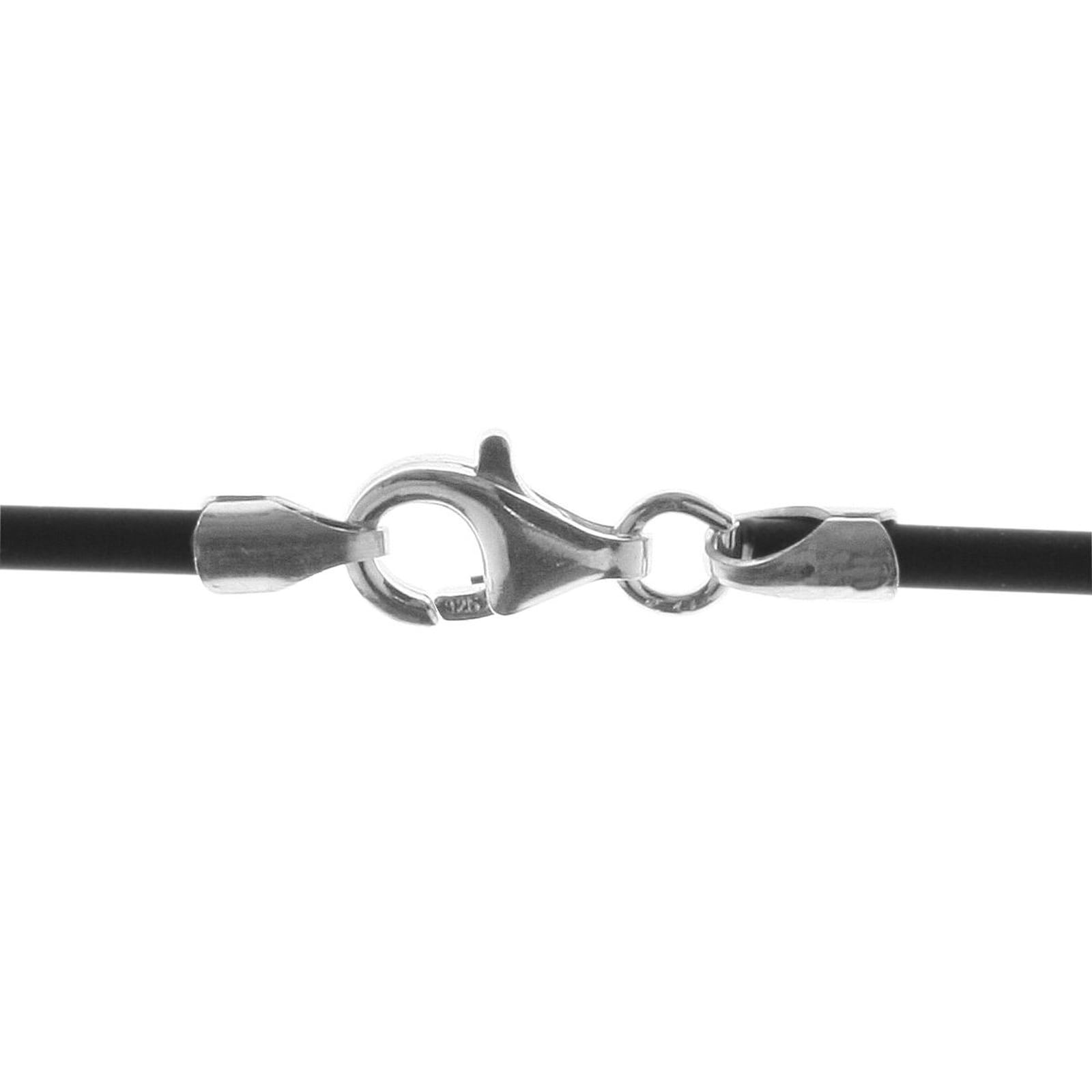 OSTSEE-SCHMUCK Halsreif »- Kautschuk 2,0 mm - Kautschuk -,«