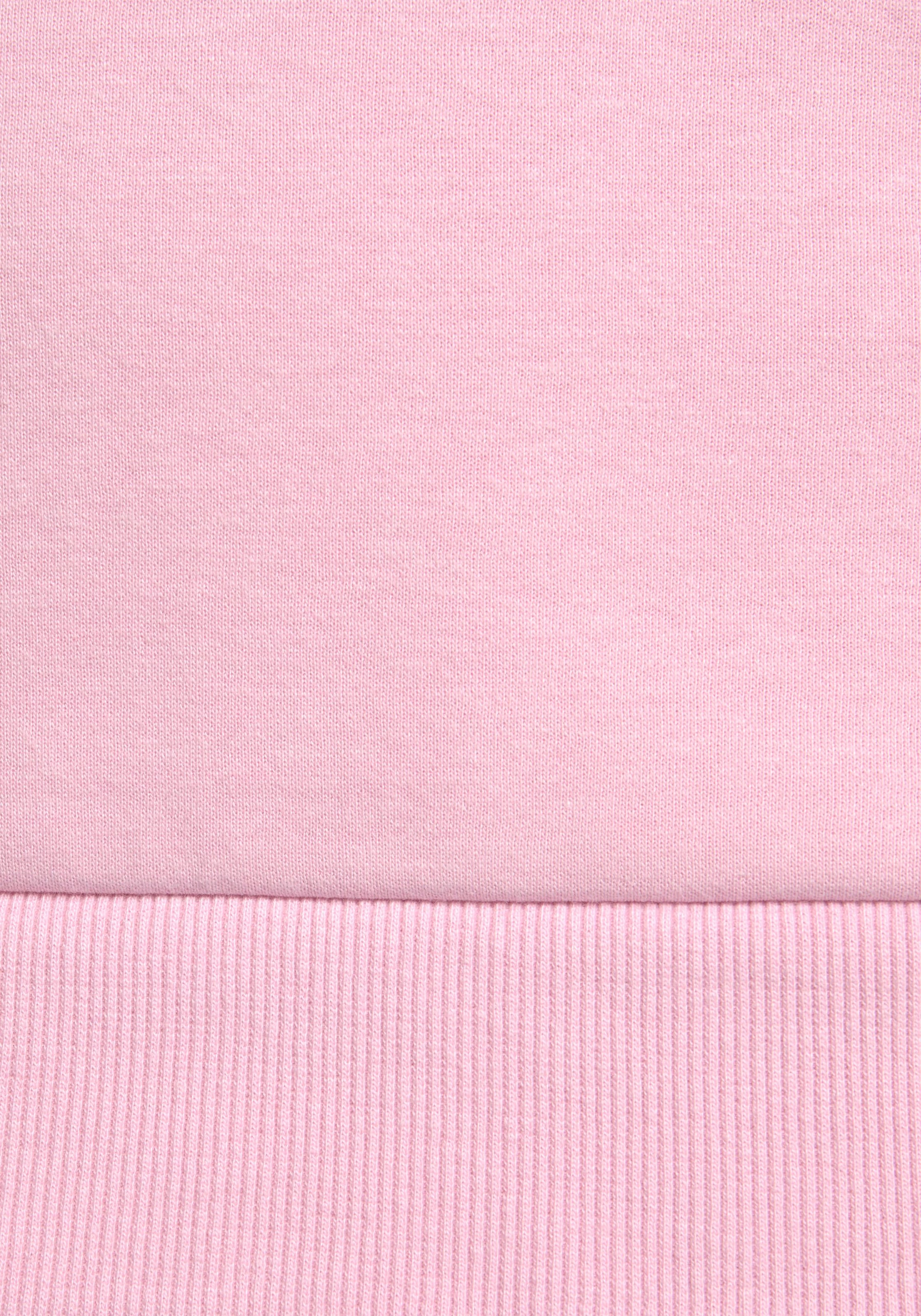 Bench. Loungewear Kapuzensweatshirt, mit Seitenstreifen und Kängurutasche, Loungewear