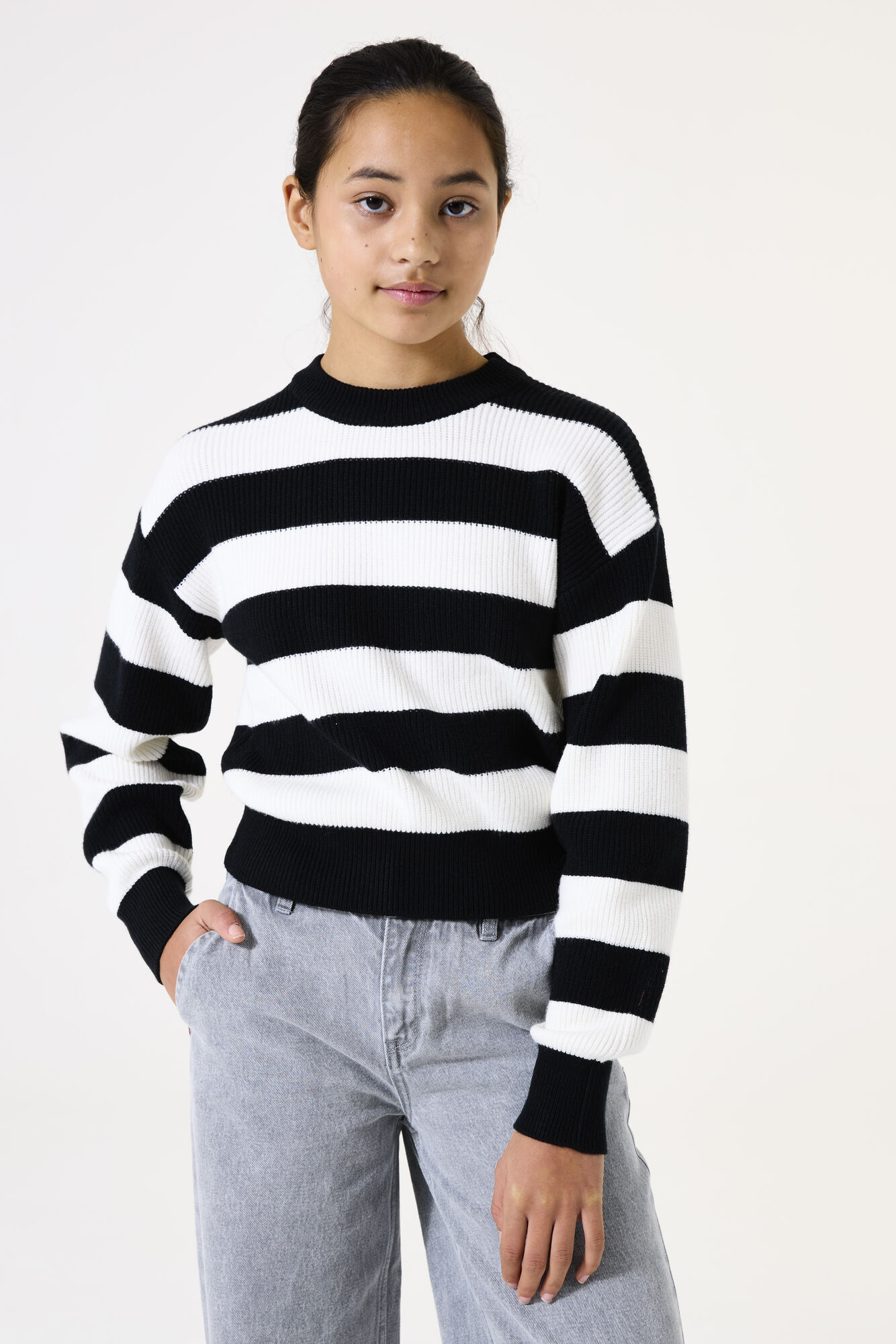 Garcia Strickpullover mit Streifen Muster