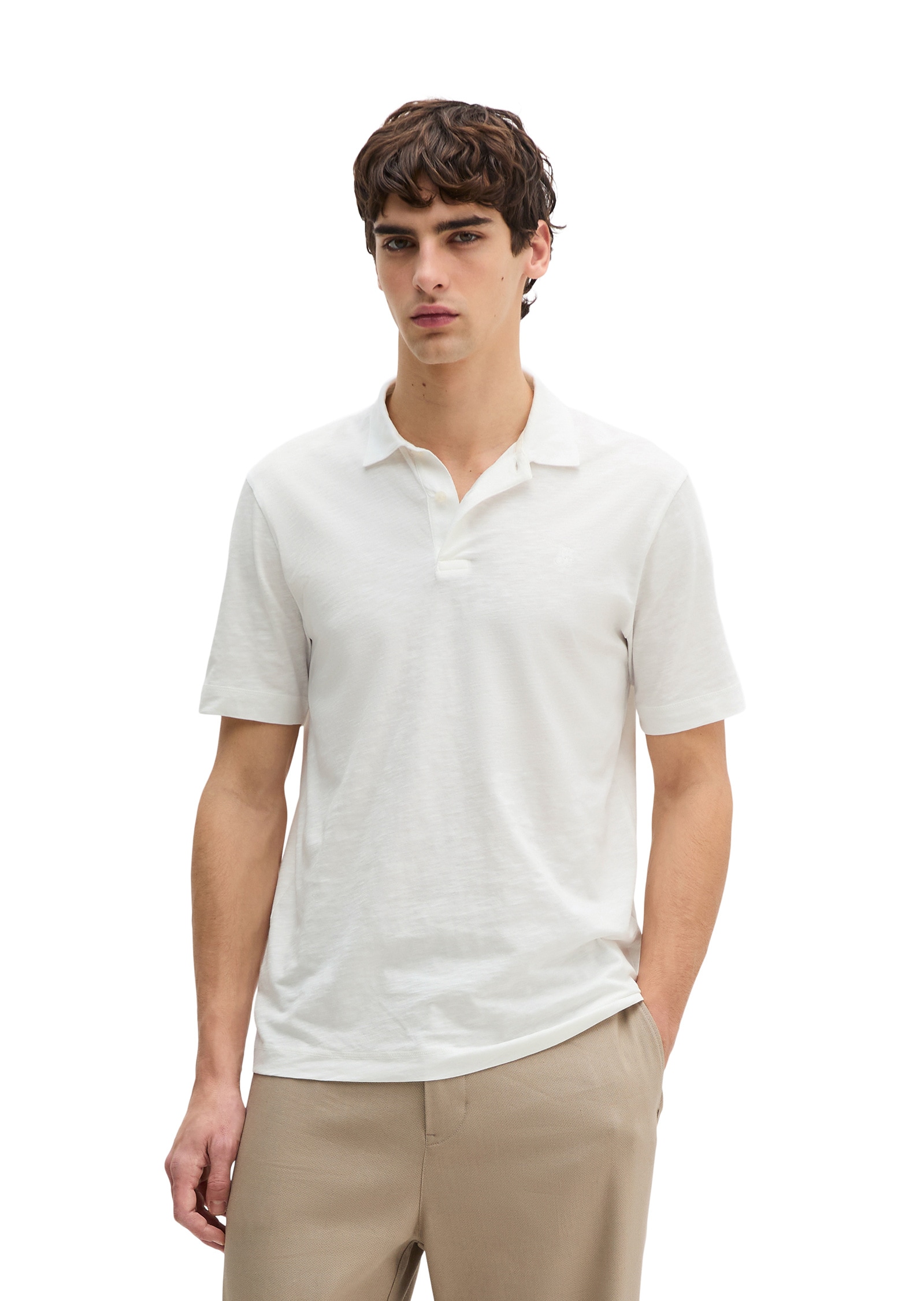 Marc OPolo Poloshirt "aus weicher Bio-Baumwolle" günstig online kaufen