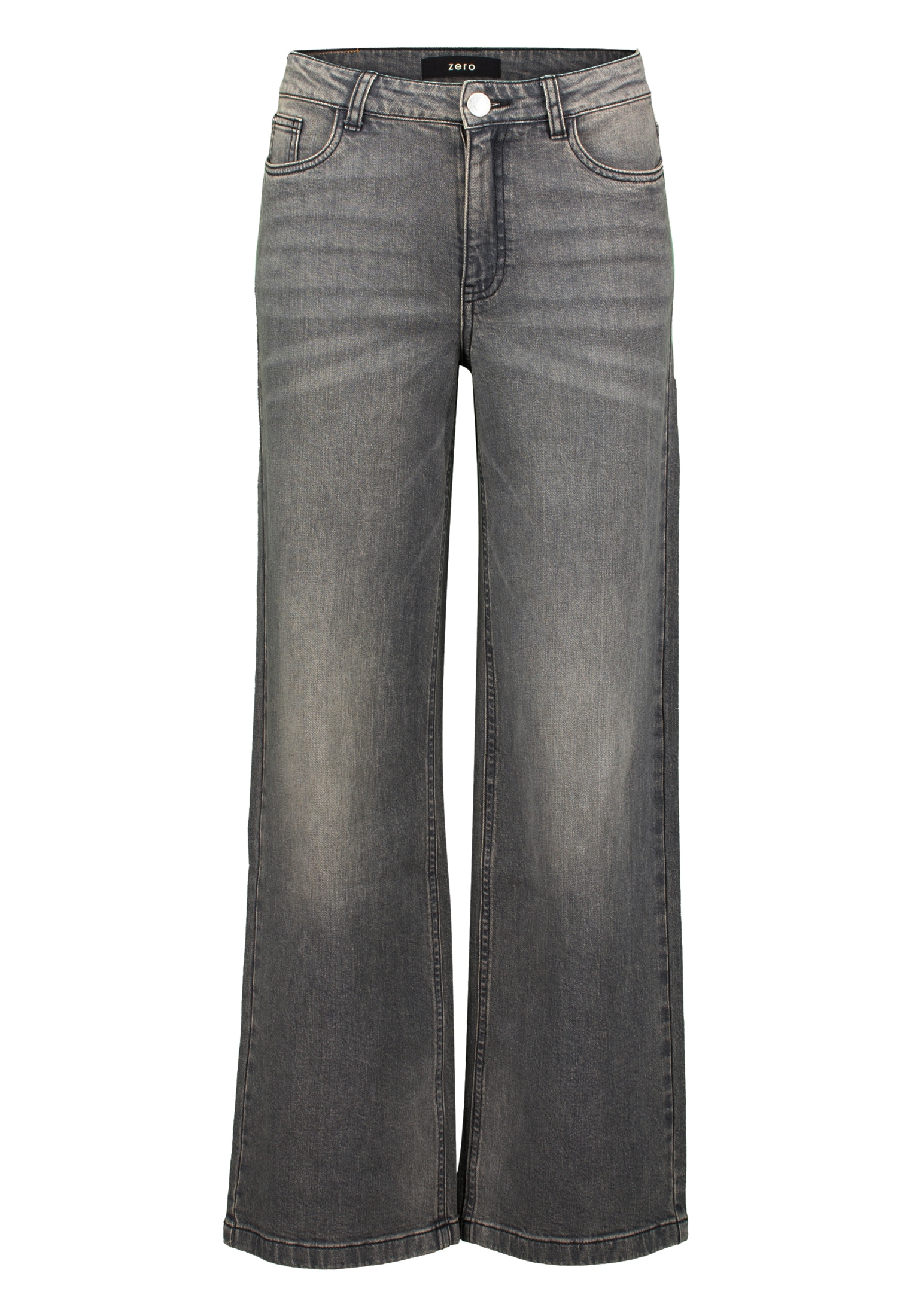 Zero Damen Wide Leg Jeans Dark Grey 32 4