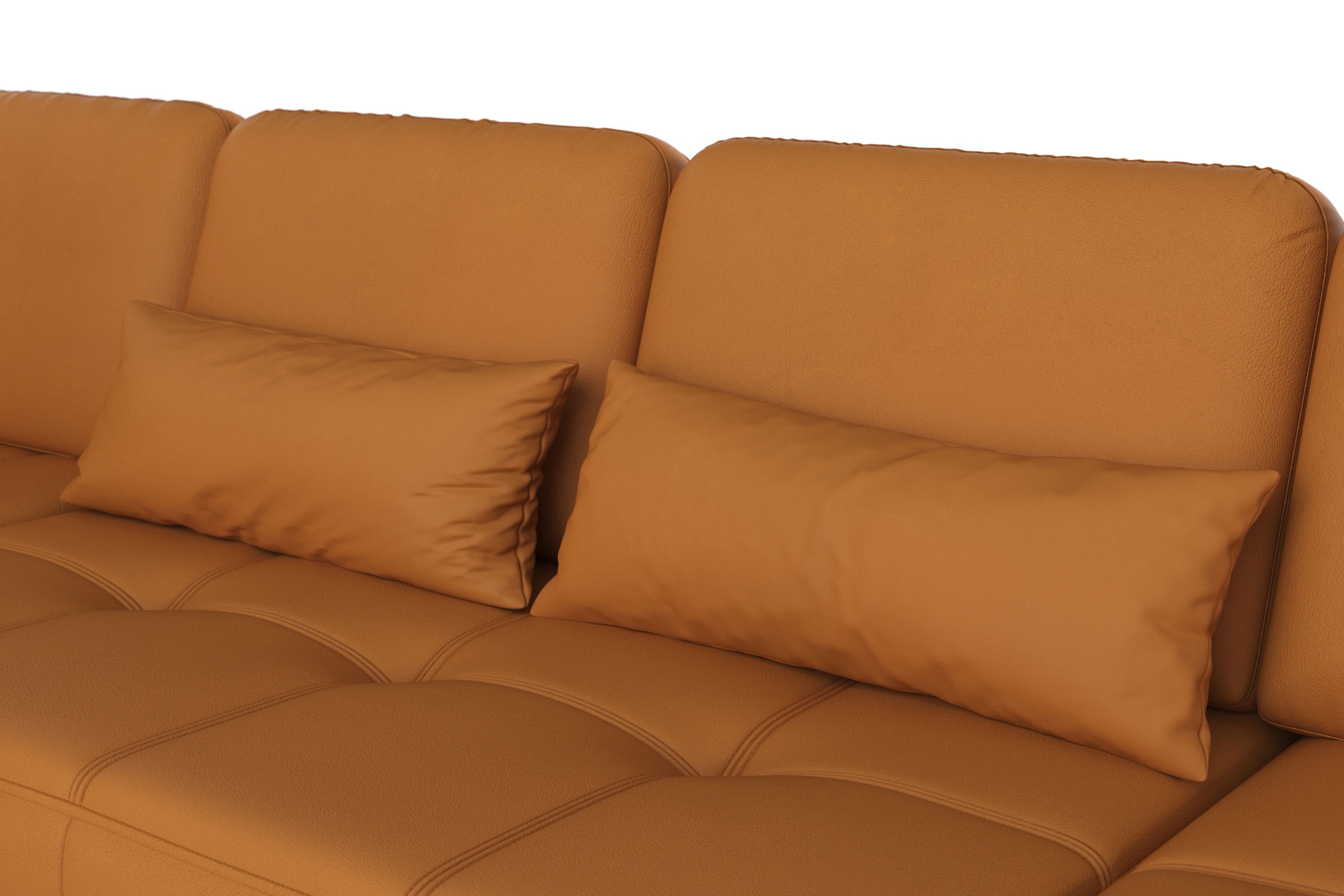 sit&more Wohnlandschaft »Bendigo U-Form«, inklusive Sitztiefenverstellung, Bodenfreiheit 15 cm, in 2 Fußfarben