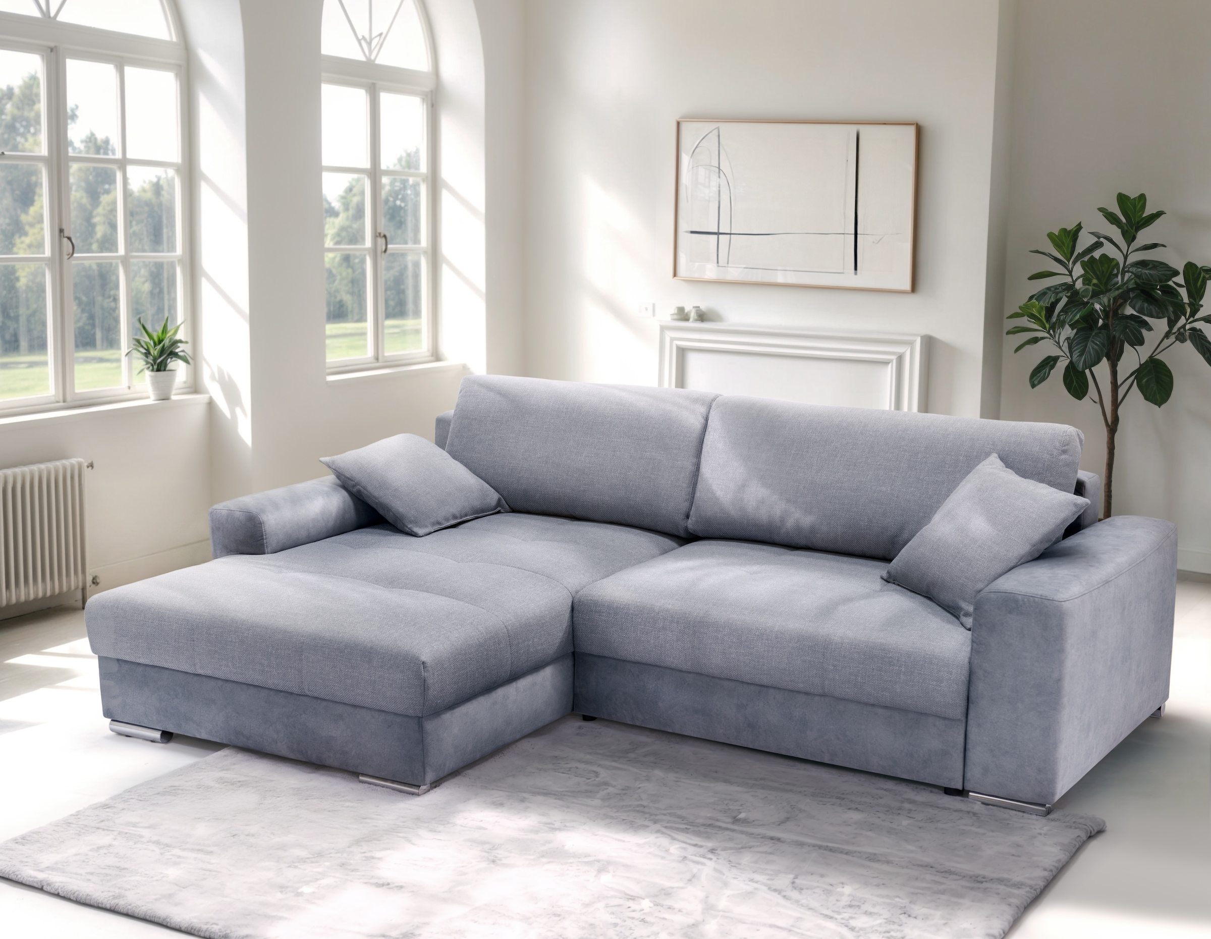exxpo - sofa fashion Ecksofa "Larnaca, inkl. Bettfunktion & Bettkasten, beq günstig online kaufen