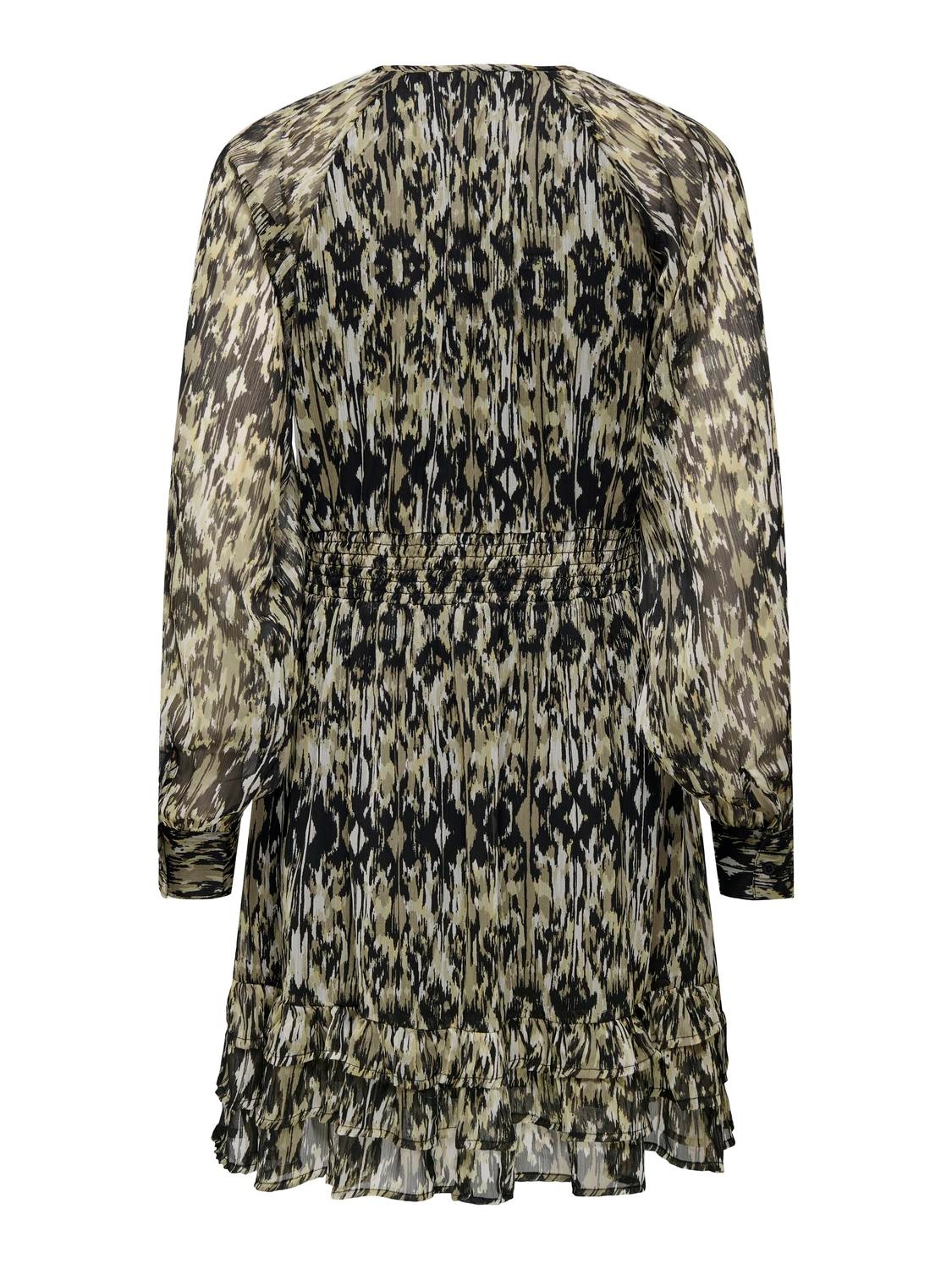 ONLY Minikleid »ONLVIVA LIFE L/S LAYER DRESS PTM«, Sommerkleid