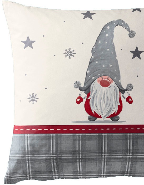 Thumbnail - BIERBAUM Bettwäsche "Wichtel", 100 % Baumwolle, Biber, unterschiedliche Weihnachts-Designs