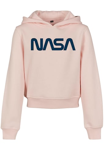 MisterTee Kapuzensweatshirt »MisterTee Damen Kids NASA Cropped Hoody«, (1 tlg.)