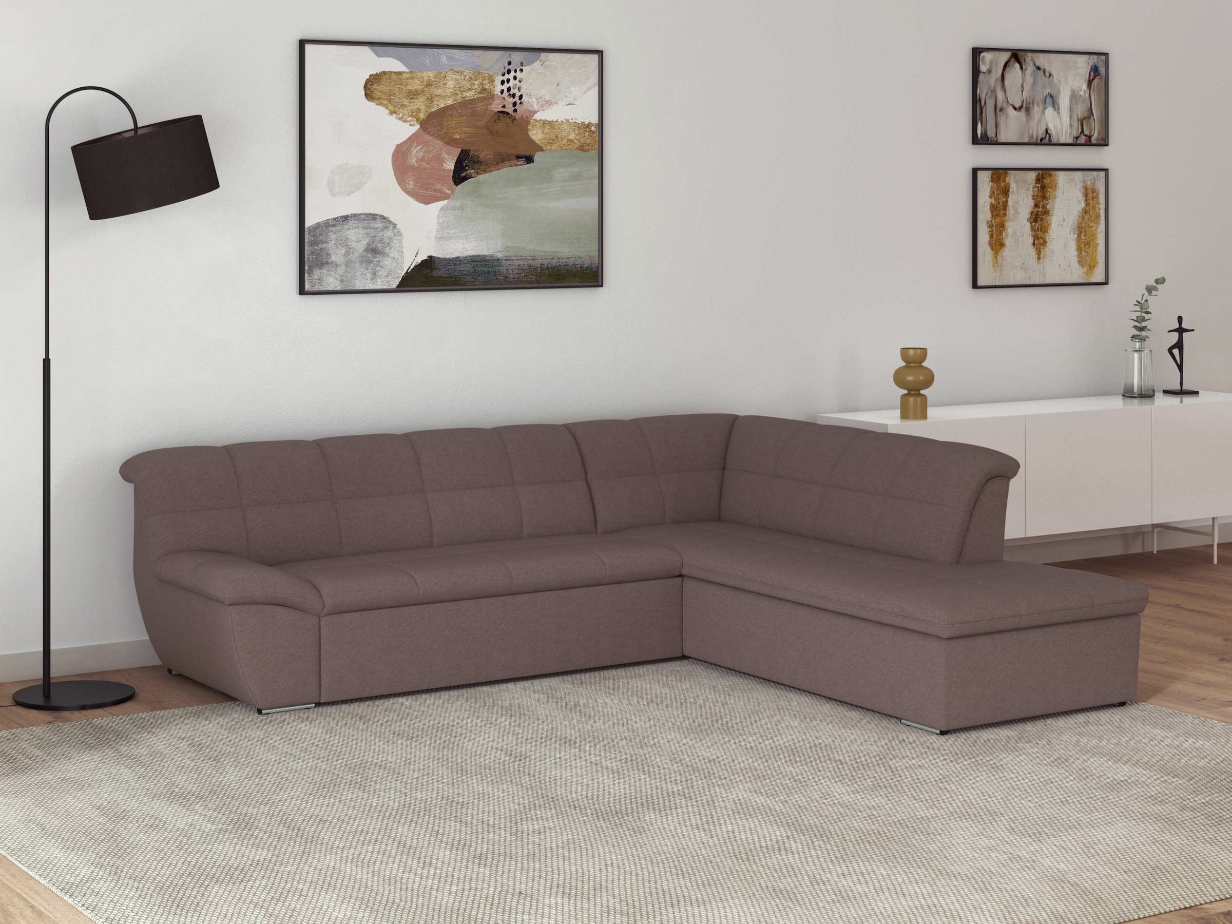 DOMO collection Ecksofa »Splash«, wahlweise mit | BAUR kaufen Bettfunktion