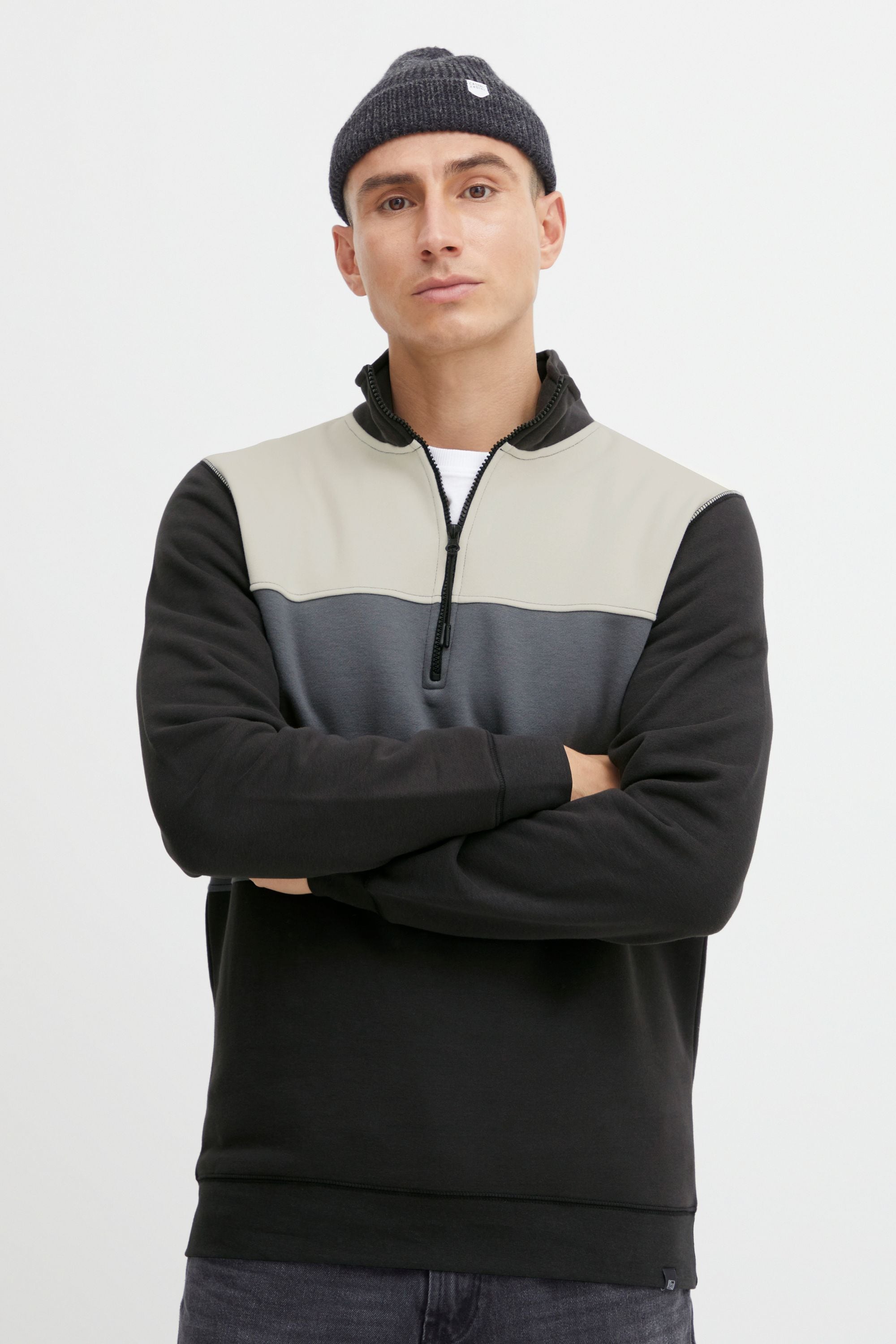 Blend Troyer "BHBlechen", Stilvoller Sweat-Troyer mit Stehkragen günstig online kaufen