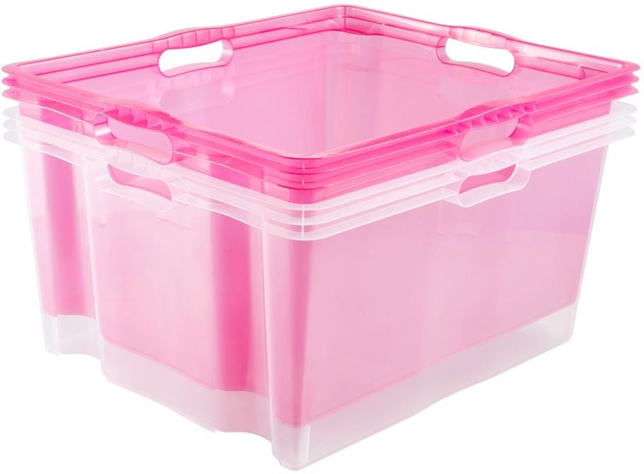 keeeper Organizer »franz«, (Set, 2 St.), Aufbewahrungsboxen xxl, hochwertiger Kunststoff, 44 L