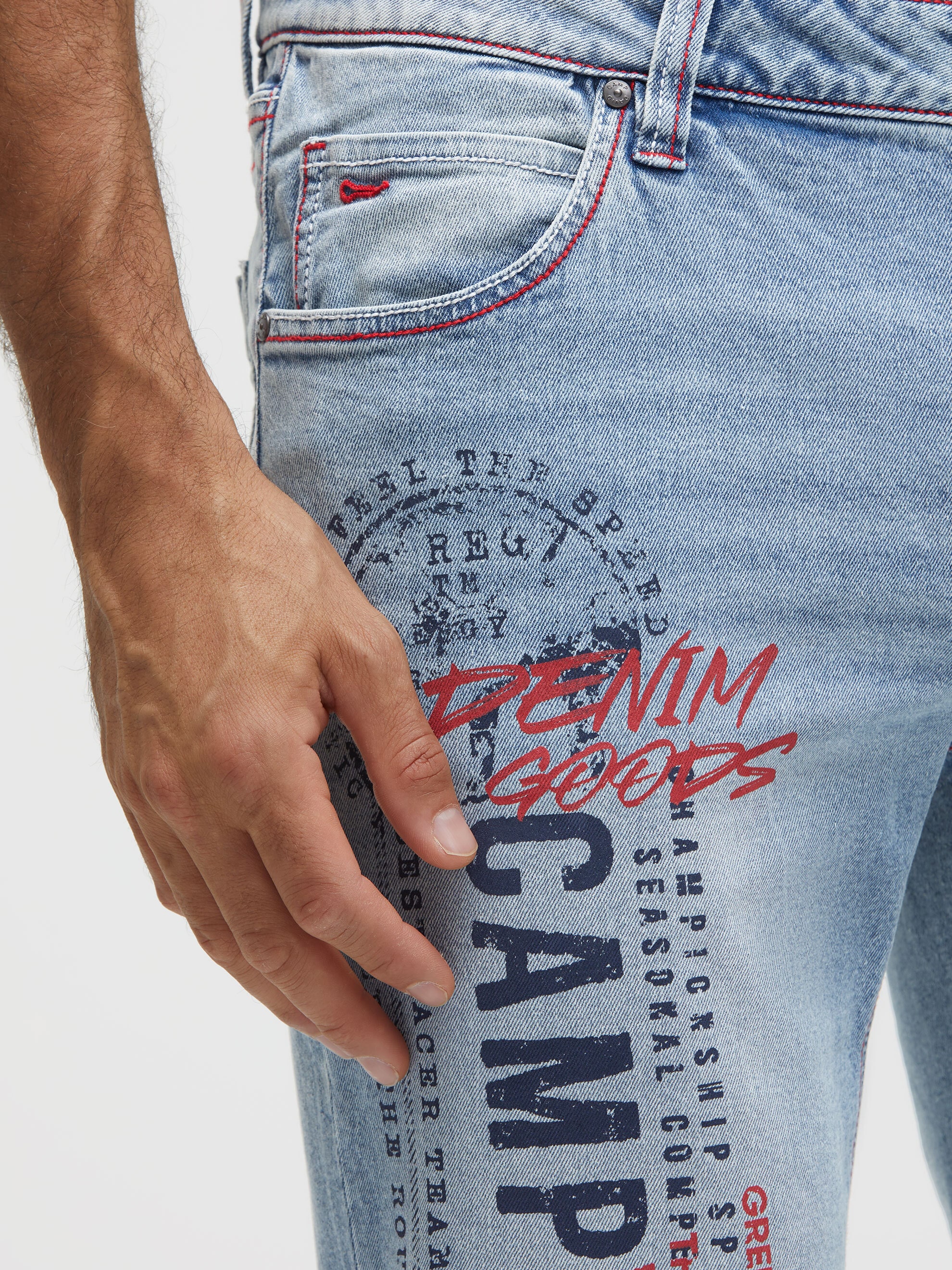 CAMP DAVID Regular-fit-Jeans mit normaler Leibhöhe