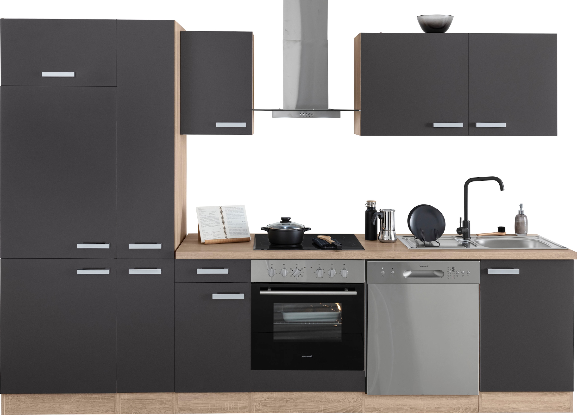 OPTIFIT Küche »Safeli«, Breite oder ohne Geräte | BAUR Hanseatic-E- wahlweise 270 mit kaufen cm