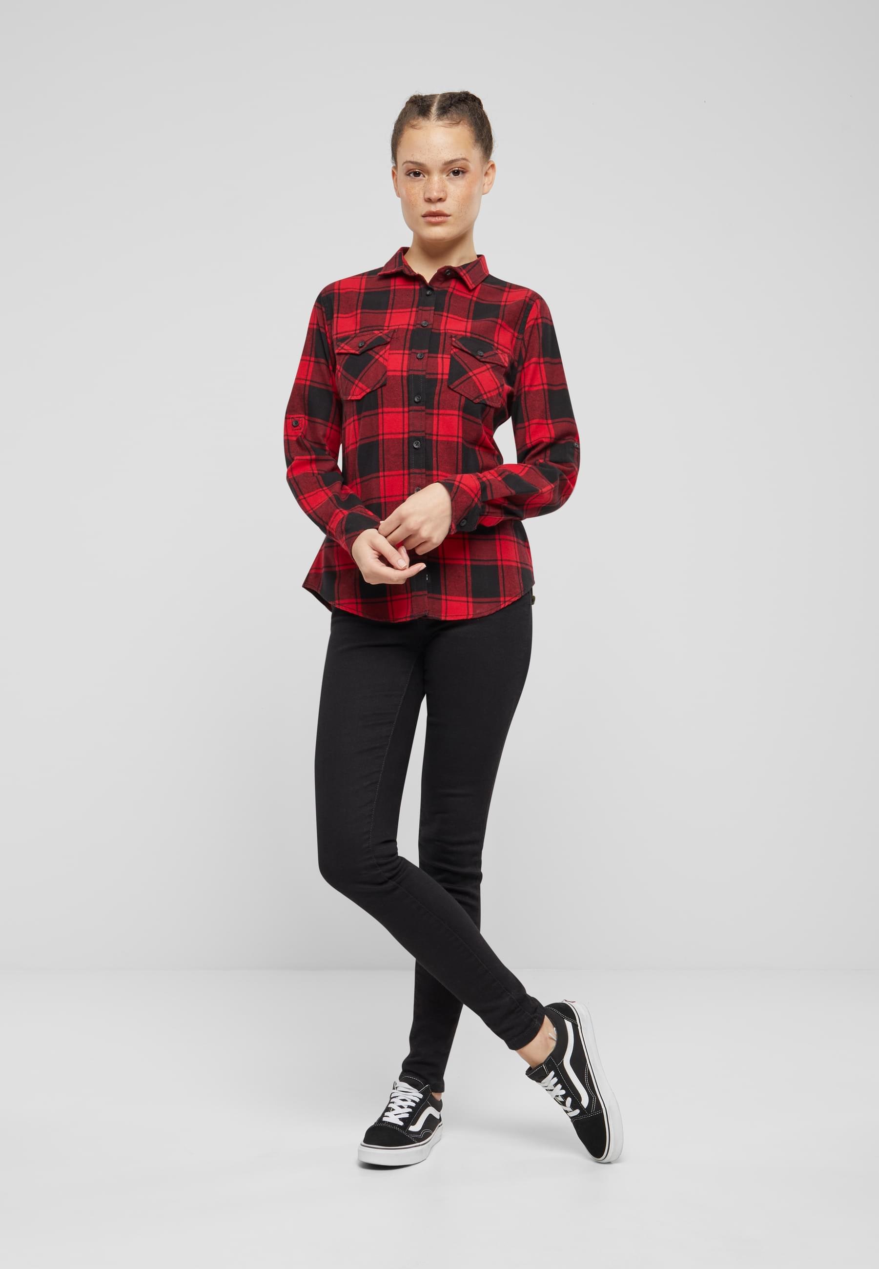 Brandit Langarmhemd »Brandit Damen Amy Flanell Shirt GIRLS«, (1 tlg.)