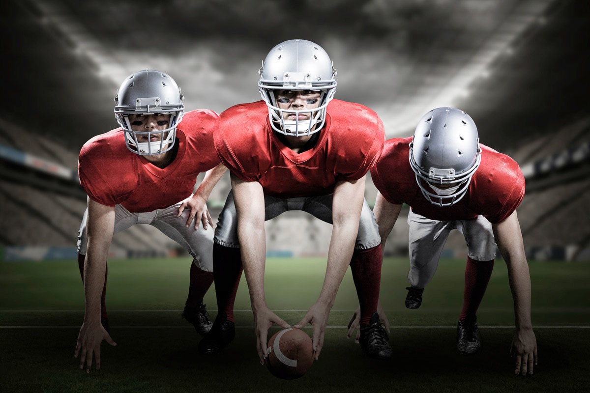 Papermoon Fototapete "Football Spieler"