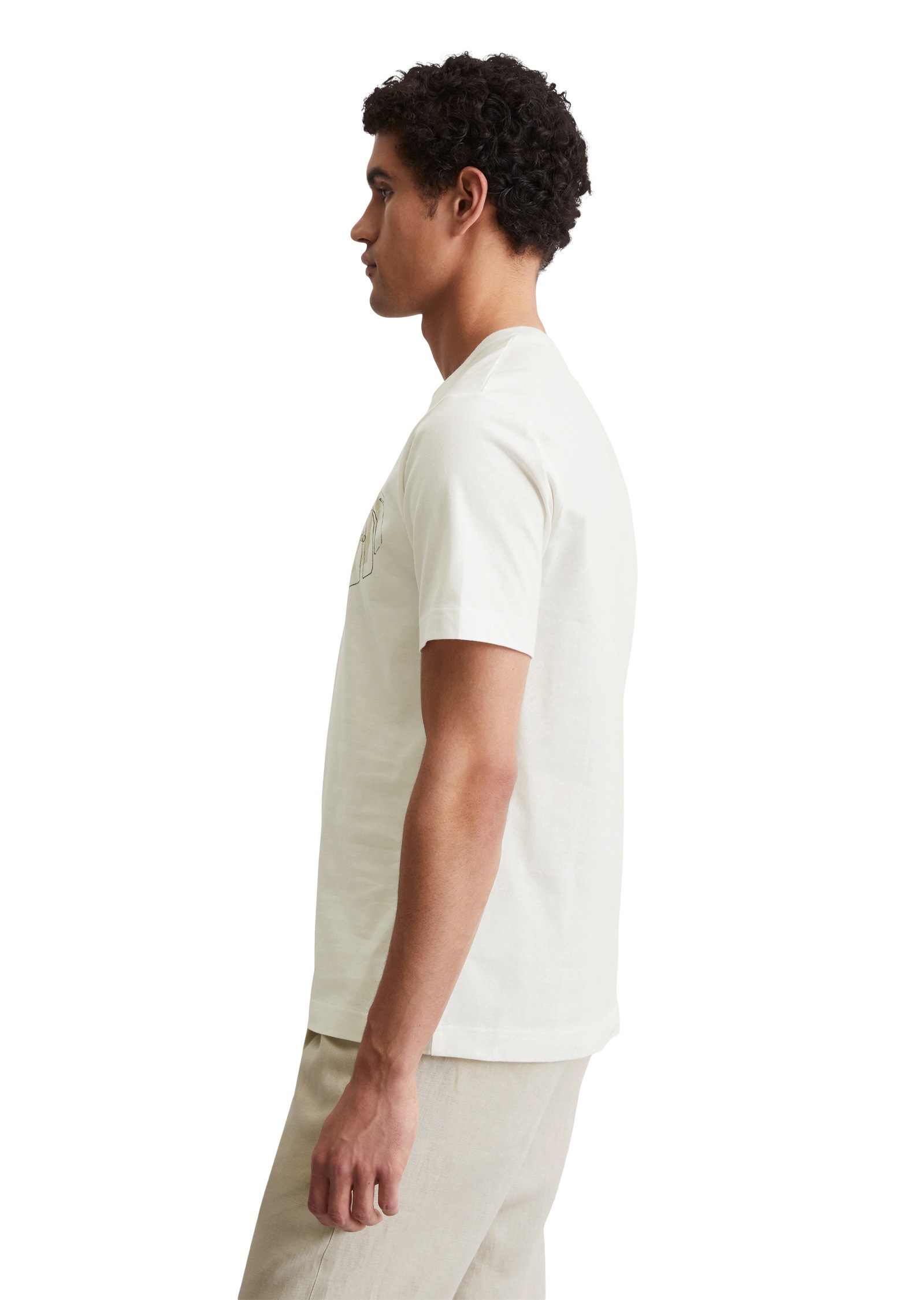 Marc OPolo T-Shirt "aus reiner Bio-Baumwolle" günstig online kaufen