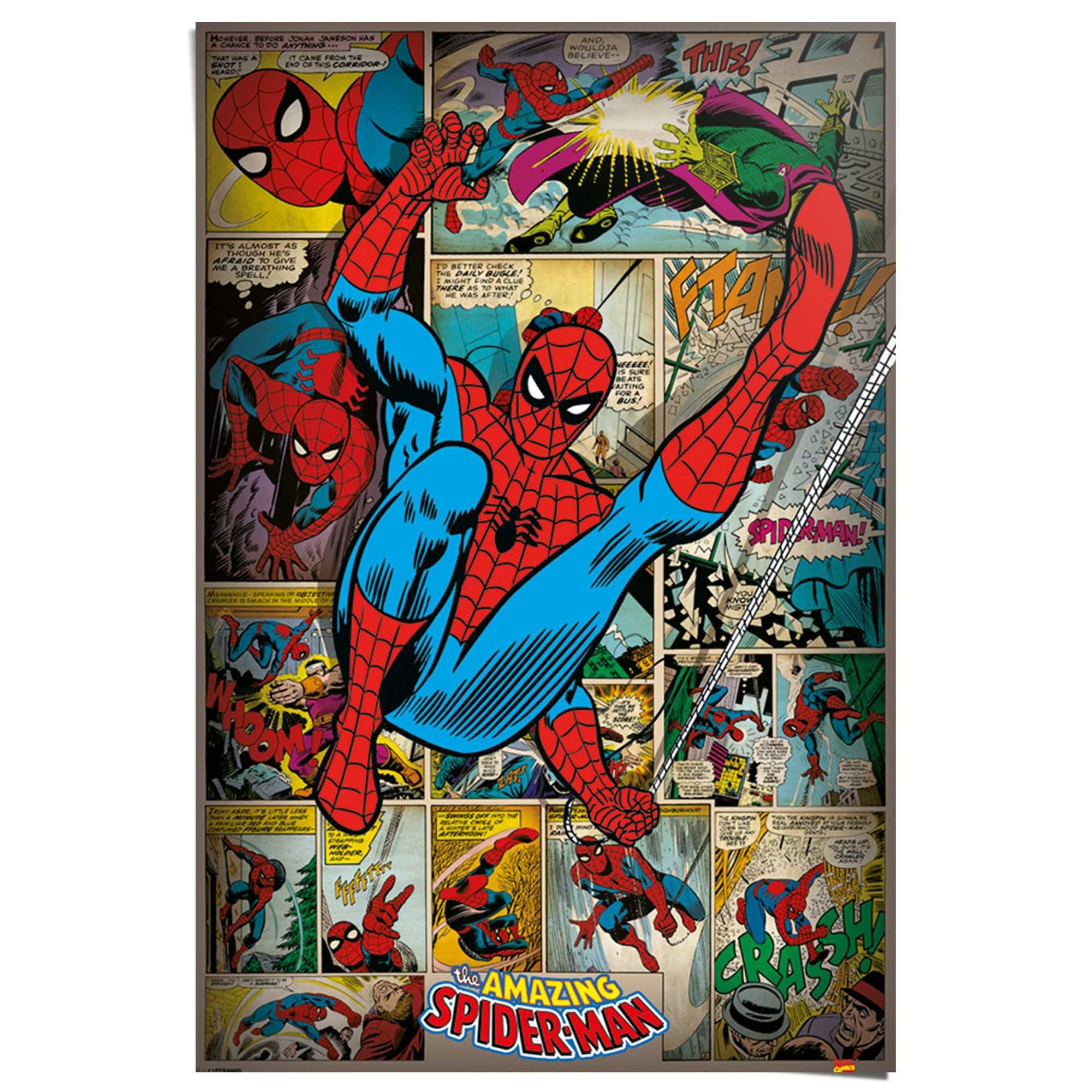 man | Comics kaufen Reinders! retro« - Poster BAUR »Marvel spider