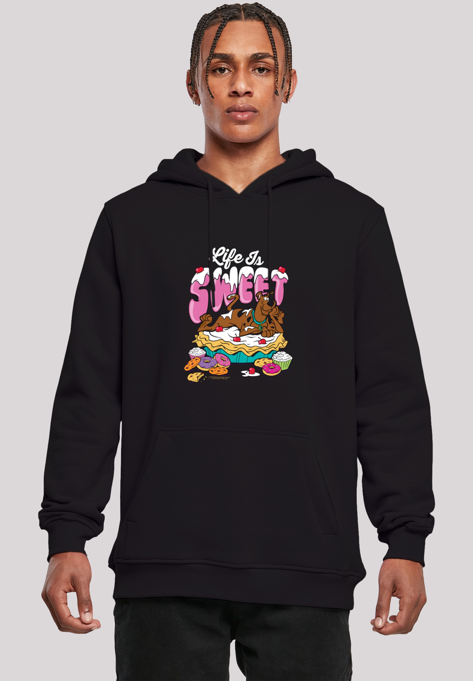 F4NT4STIC Sweatshirt "Scooby Doo Life Is Sweet", Herren,Premium Merch,Slim- günstig online kaufen