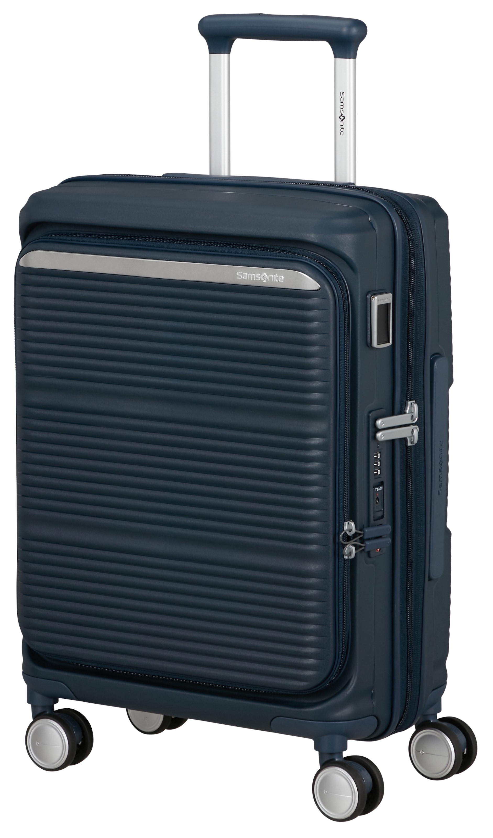 Samsonite Hartschalen-Trolley "PARALUX, verschiedene Größen und Farben" 40 l 4 Rollen mit arretierbarem und versenkbarem Druckknopf-Trolleysystem