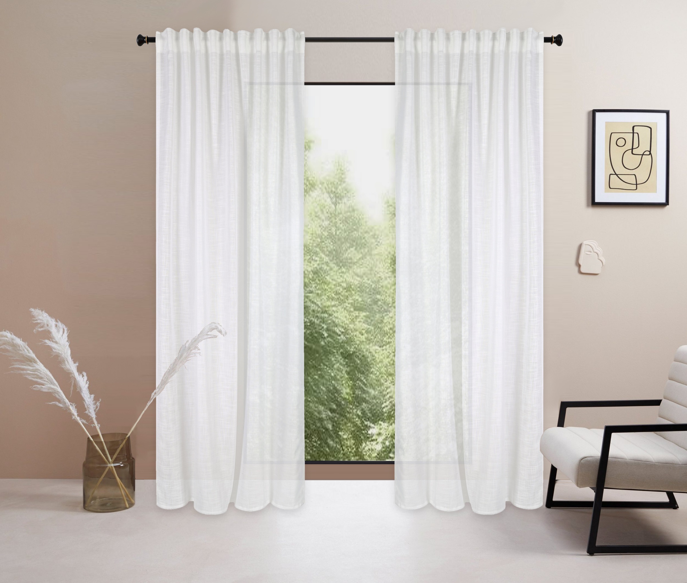 LeGer Home by Lena Gercke Gardine "Marusha" Multifunktionsband 1 Stk. tlg. günstig online kaufen