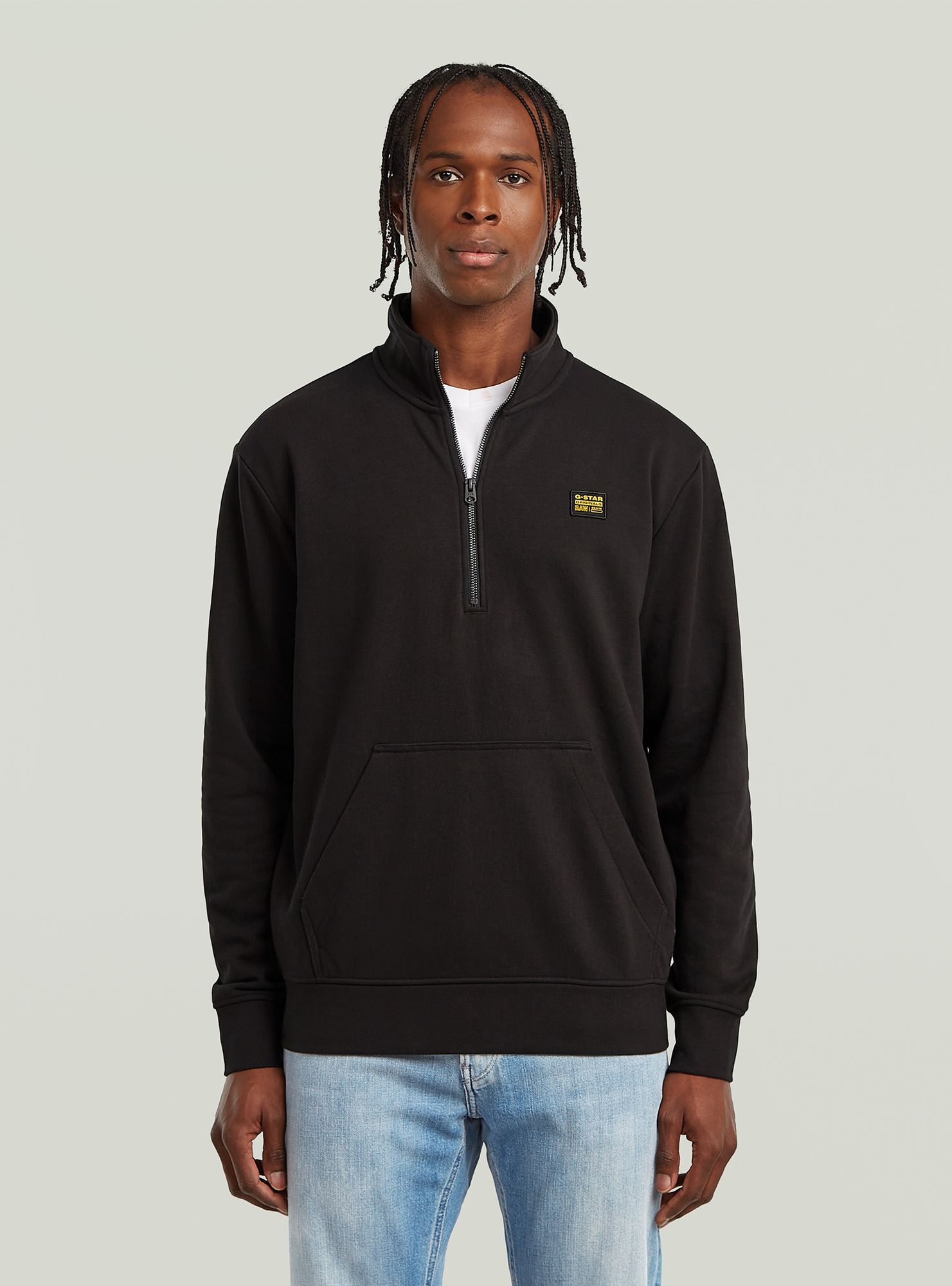 G-STAR "Half Zip Sweater Label Badge"