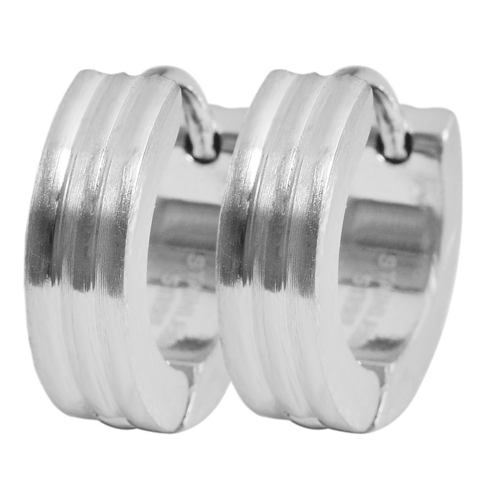 Adelia´s Klappcreolen »Unisex Ohrringe – Klappcreole aus Edelstahl« Ein kleines Geschenk mit großer Wirkung