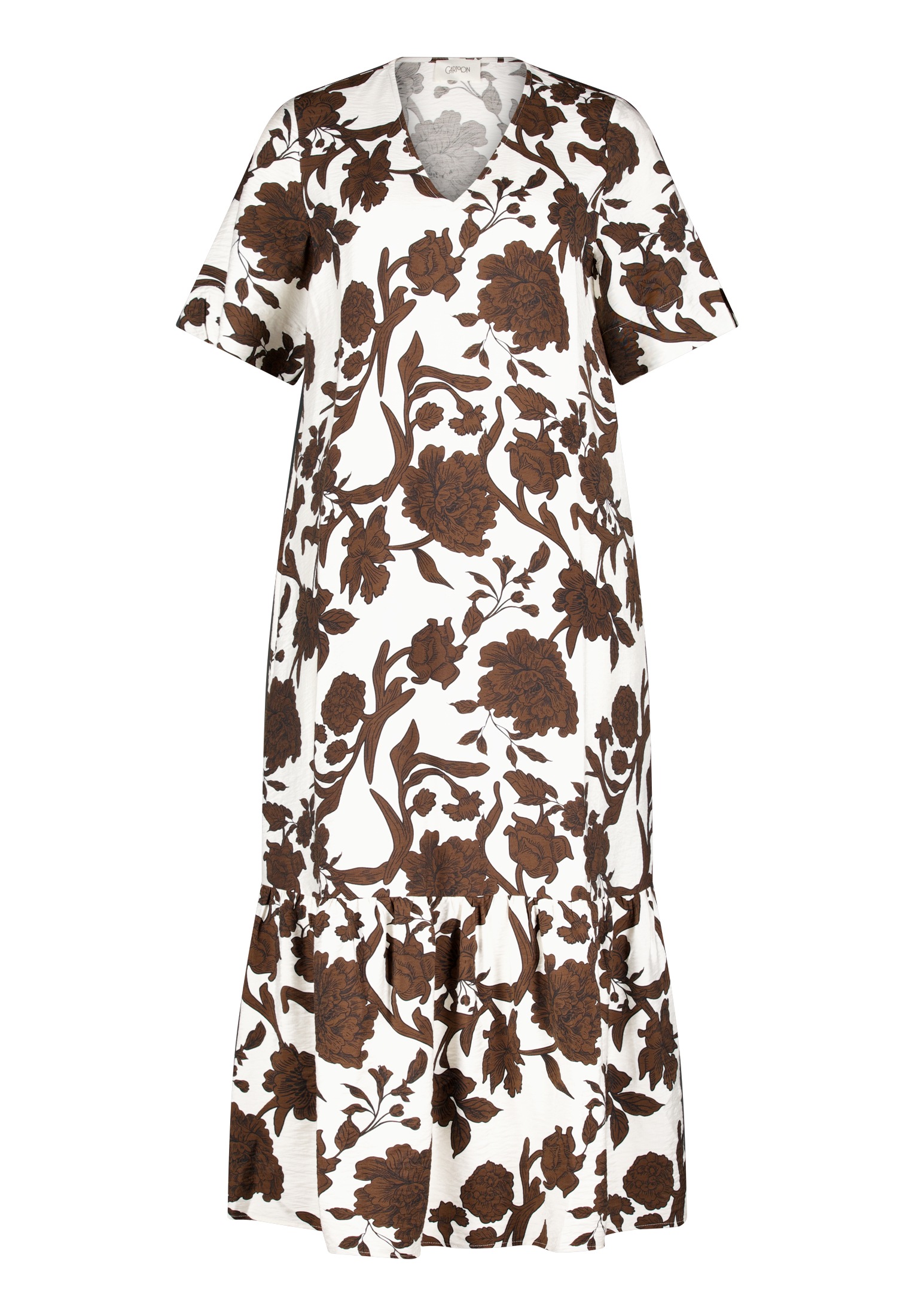 Cartoon Midikleid »Damen mit Volant« Ohne Tasche