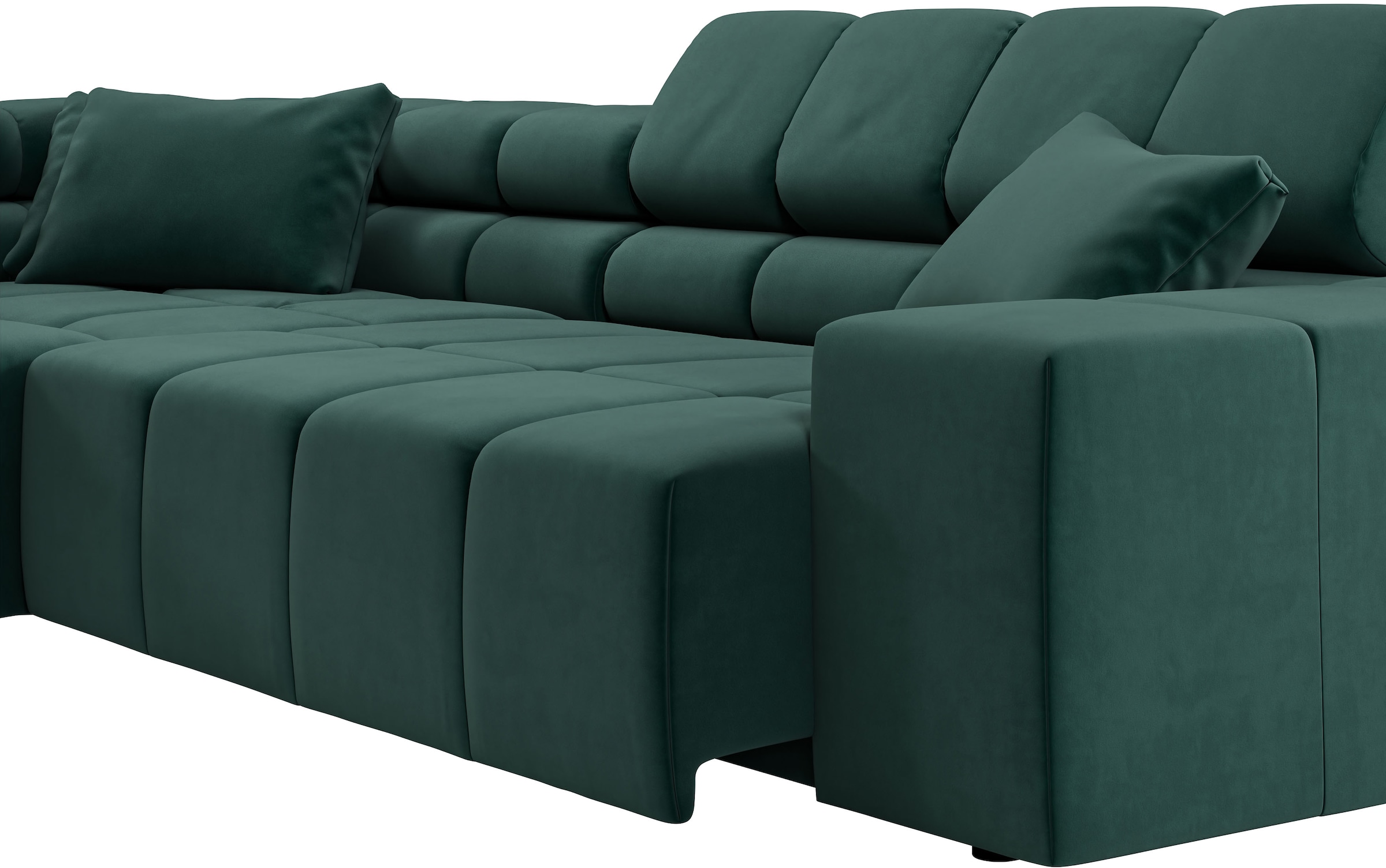 INOSIGN Ecksofa »Ancona incl. Kopfteilverstellung, OTTOs Choice, Breite 319cm, L-Form«, wahlweise motorische Sitztiefenverstellung, auch in Cord + Easy Care