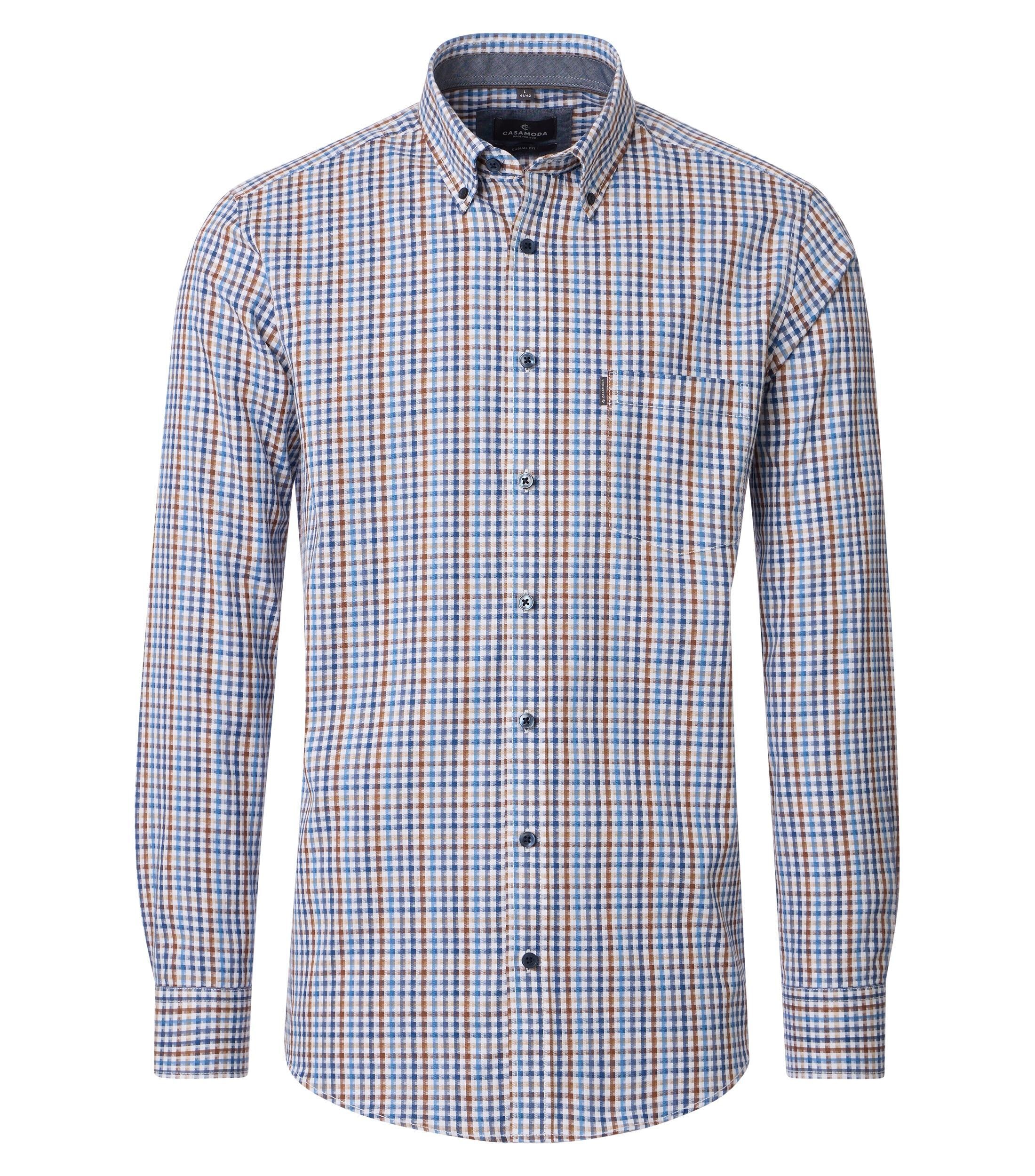 CASAMODA Langarmhemd "CASAMODA Freizeithemd kariert" günstig online kaufen
