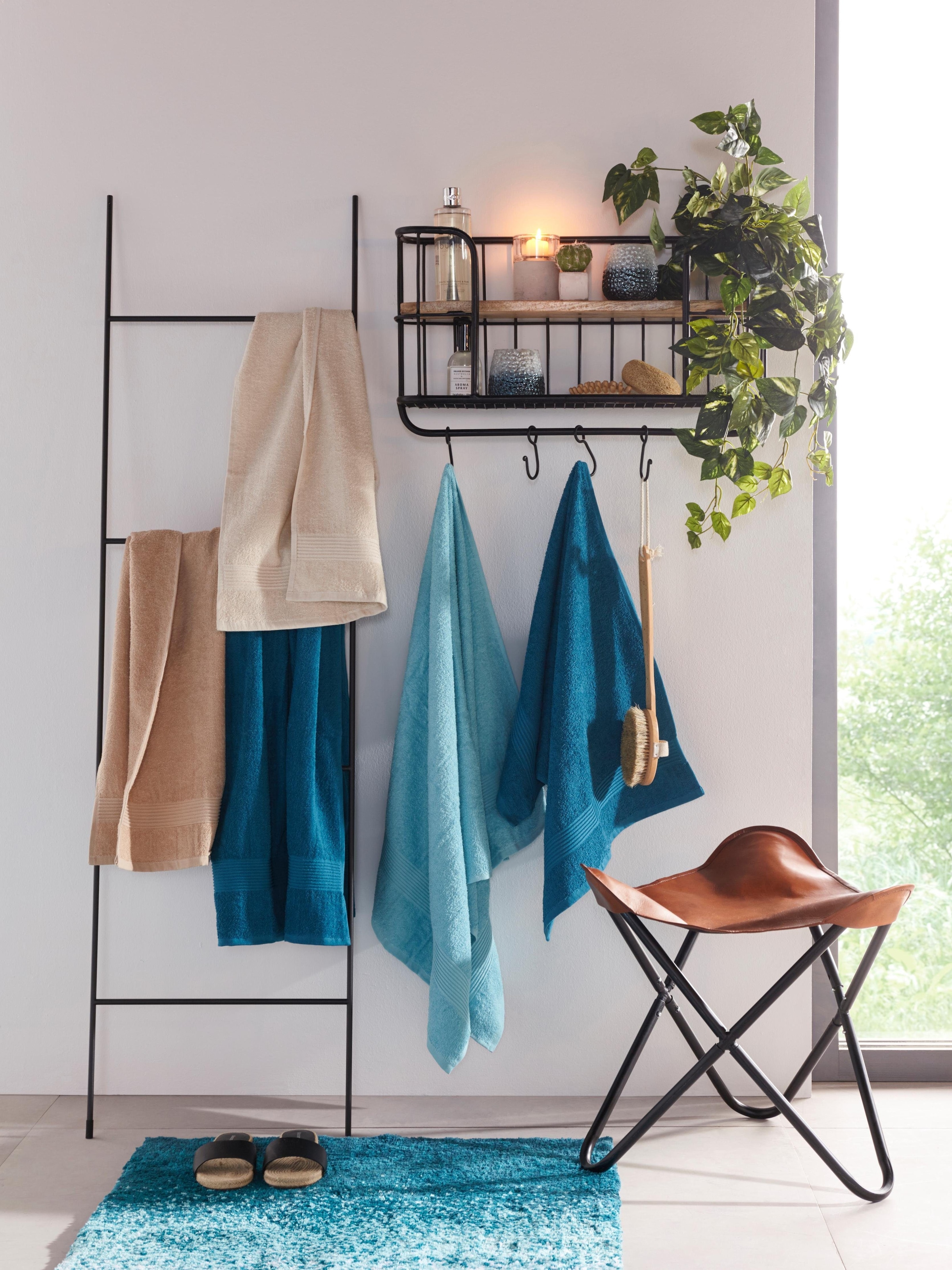 my home Handtuch Set »Anna«, Handtücher aus Handtuch-Set, gestreifte BAUR | Baumwolle 100% Bordüre, Walkfrottee, kaufen 6 tlg., Set