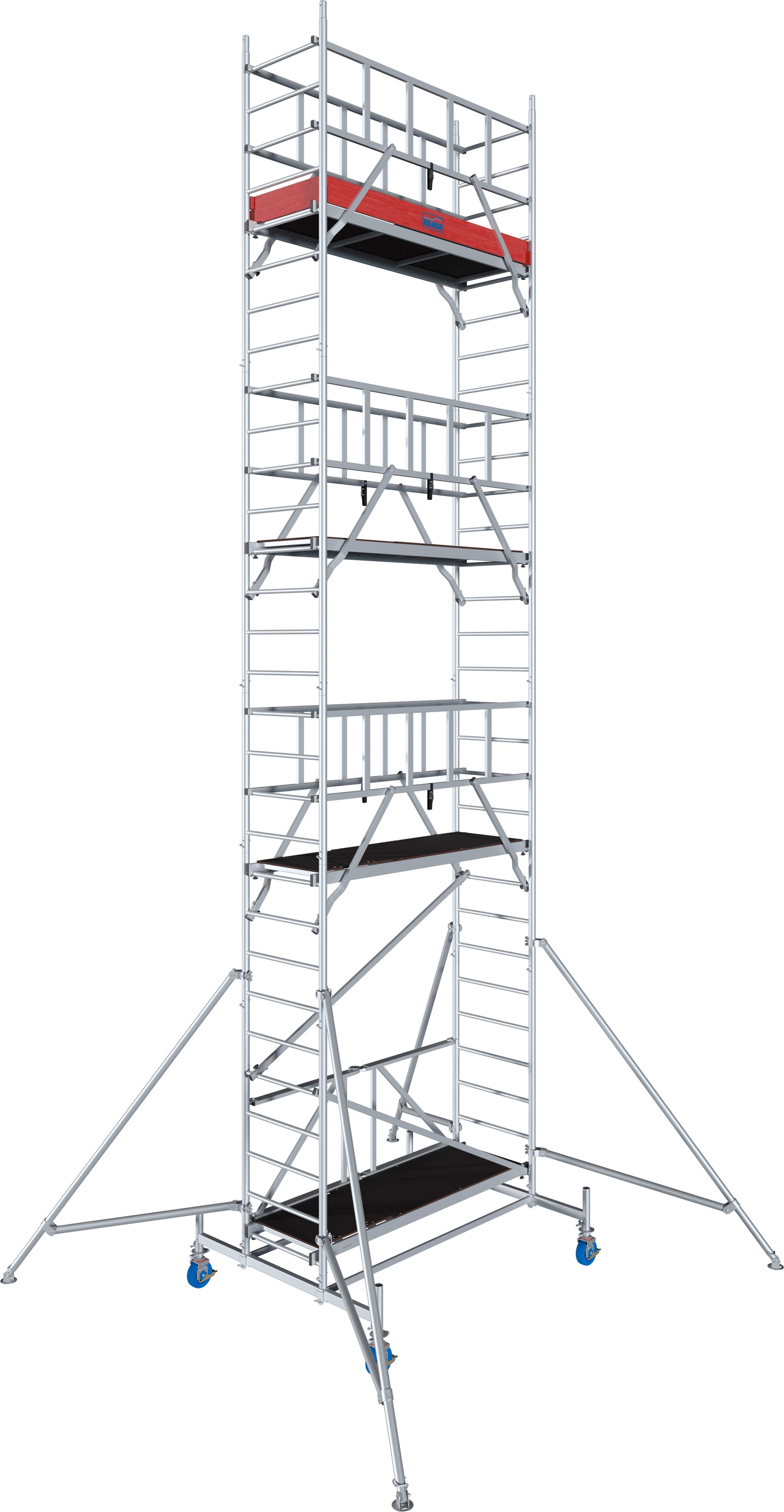 KRAUSE Fahrgerüst »ProTec XS Alu-FaltGerüst«, Arbeitshöhe: 8,8 Meter
