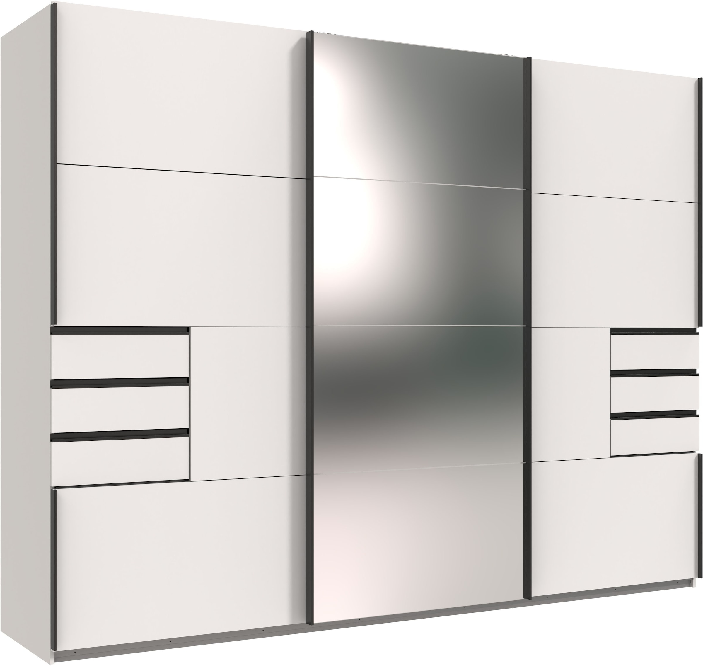Wimex Schwebetürenschrank "Saigon" mit Spiegeltür, 3 Türen, 270cm breit günstig online kaufen