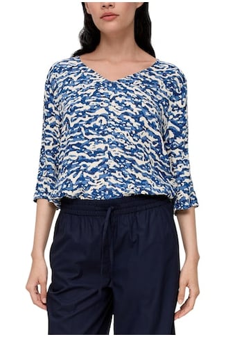 s.Oliver Shirtbluse su buntem Muster