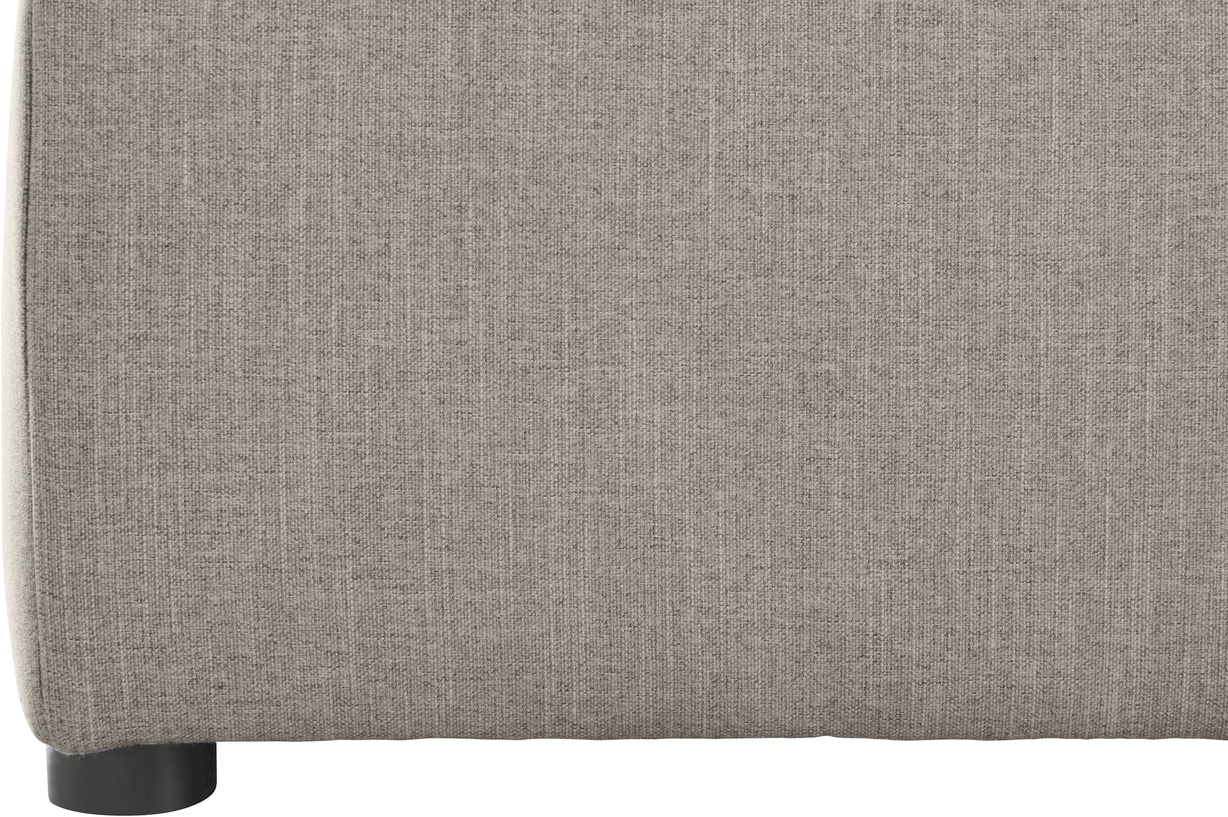 Ottomane OTTO HOME "Enid", beige, B:130cm H:75cm, Baumwollmix (60% Baumwolle/40% Leinen);Struktur fein (100% Polyester);Samtoptik (100% Polyester);Samtvelours (100% Polyester);Struktur (100% Polyester);Struktur recycelt (100% recyceltes Polyester), Sofas, 9