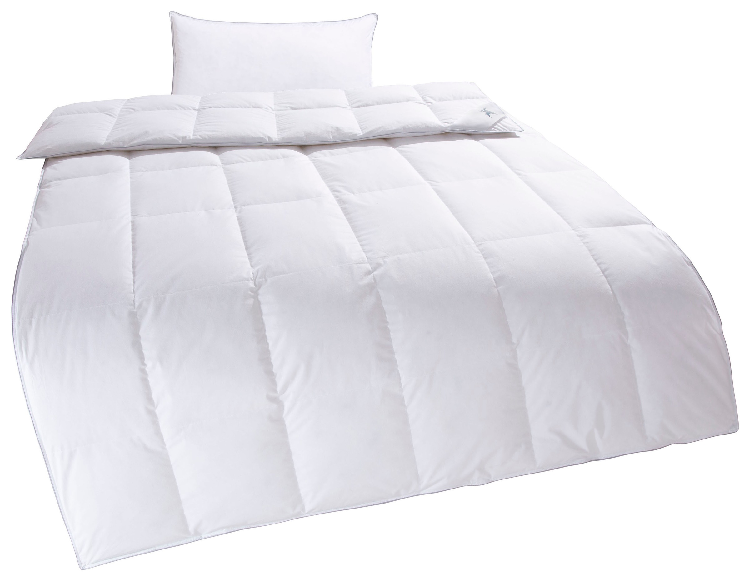 Älgdröm Daunenbettdecke + Kopfkissen "Lodiken, Bettdecke 135x200 cm, 155x22 günstig online kaufen