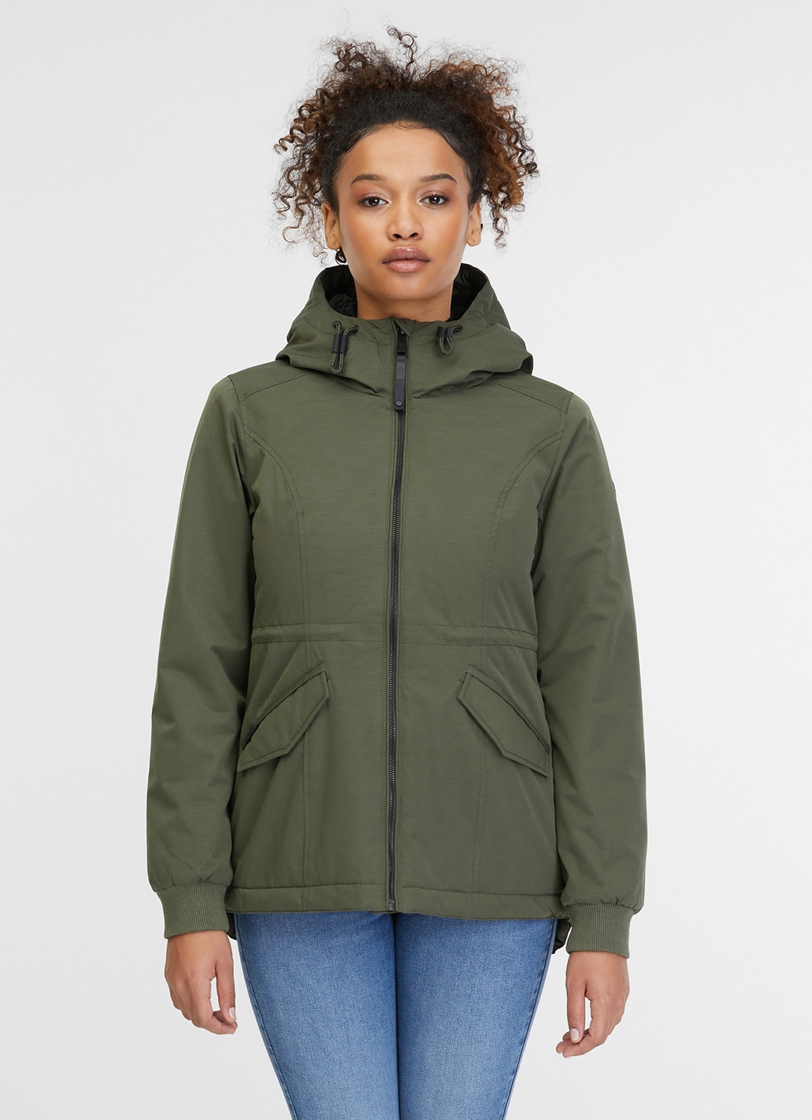 Outdoorjacke »DOWEY WARM«, mit Kapuze, leicht wärmende Übergangsjacke mit...