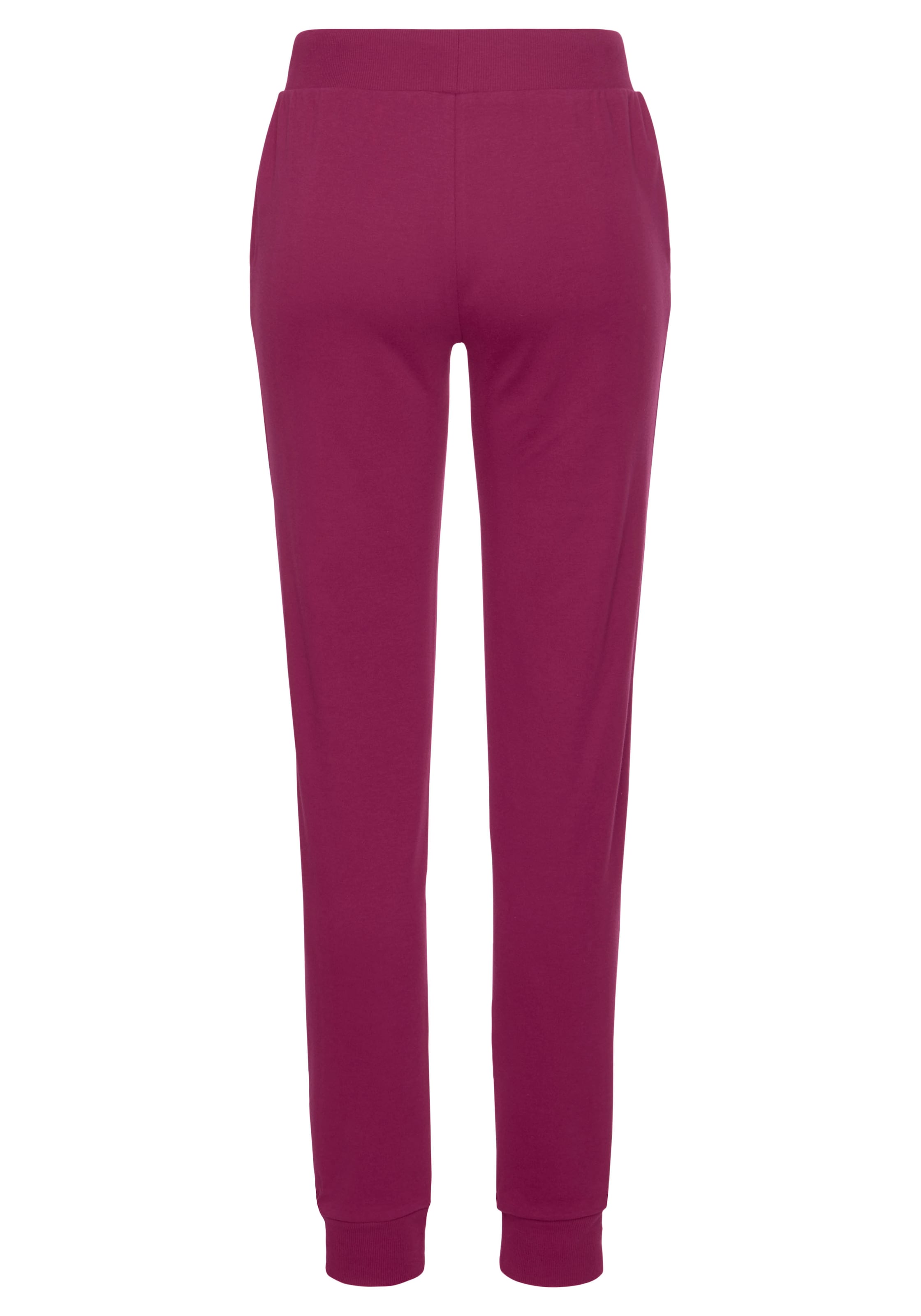 Bench. Loungewear Relaxhose, mit glänzender Logostickerei, Loungewear