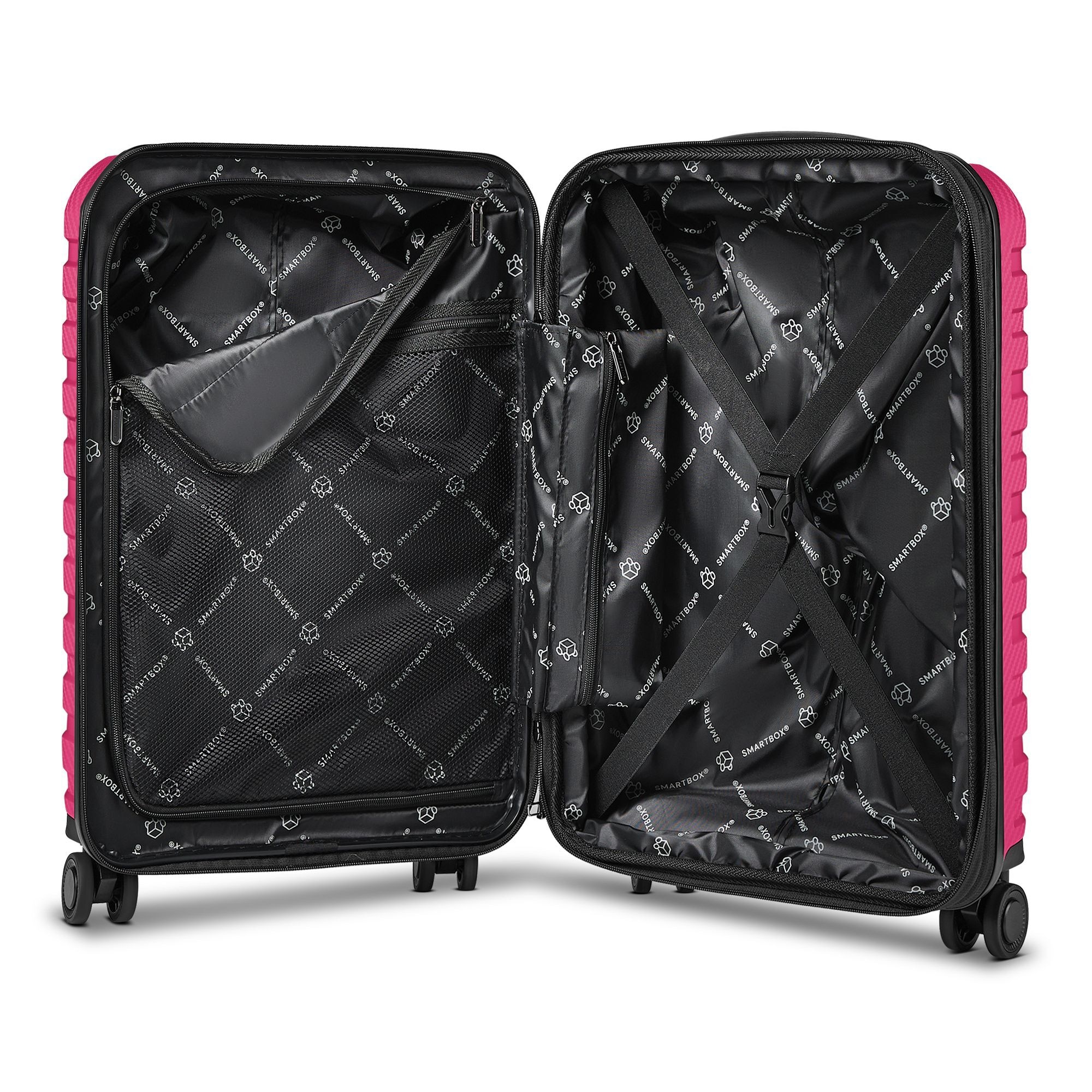 Smartbox Trolley »Edition 01 4 Rollen Kabinentrolley 55 cm mit Dehnfalte« 42 l