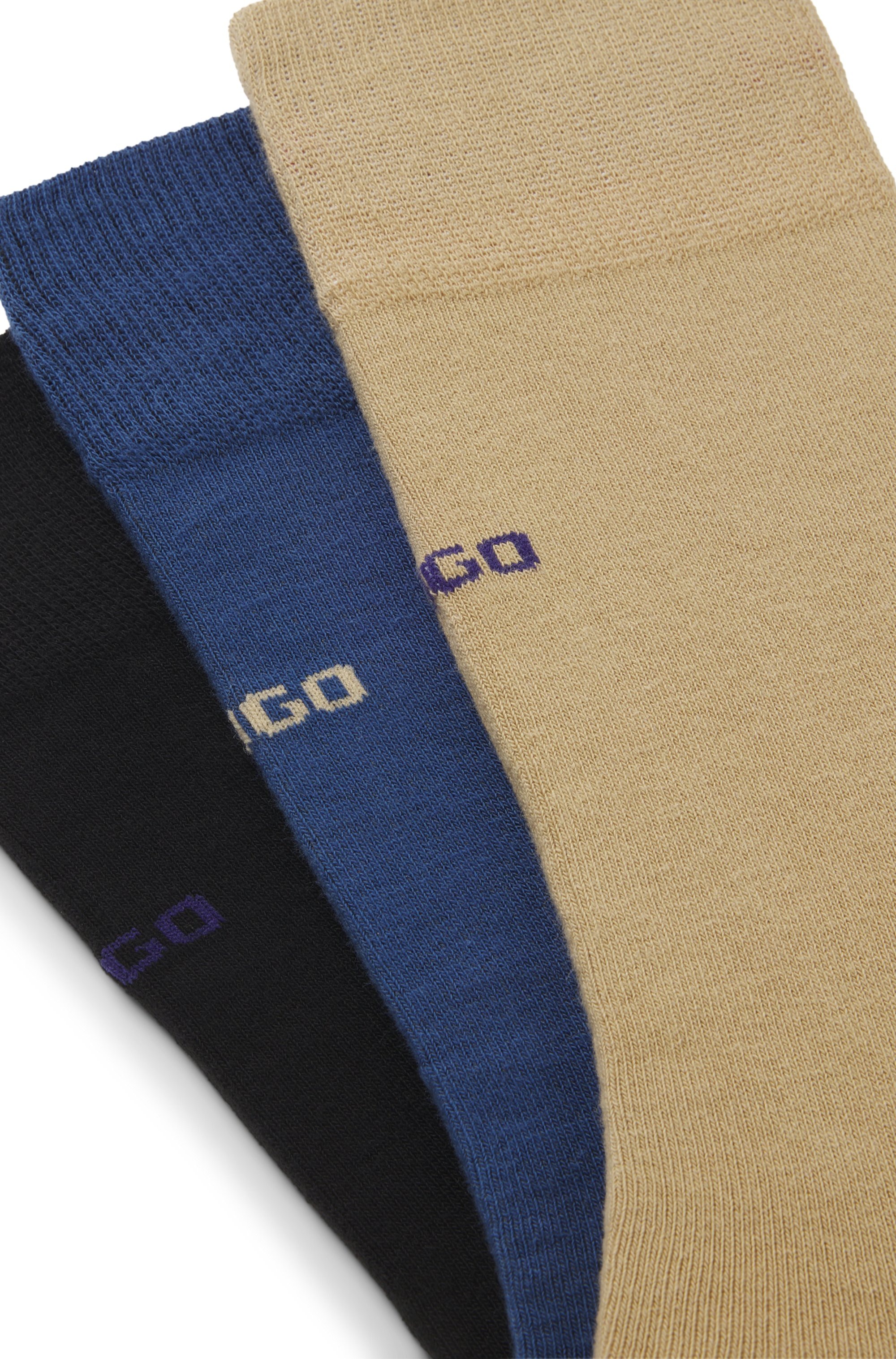 HUGO Underwear Businesssocken "3P RS UNI CC", (Packung, 3 Paar, 3er Pack), günstig online kaufen