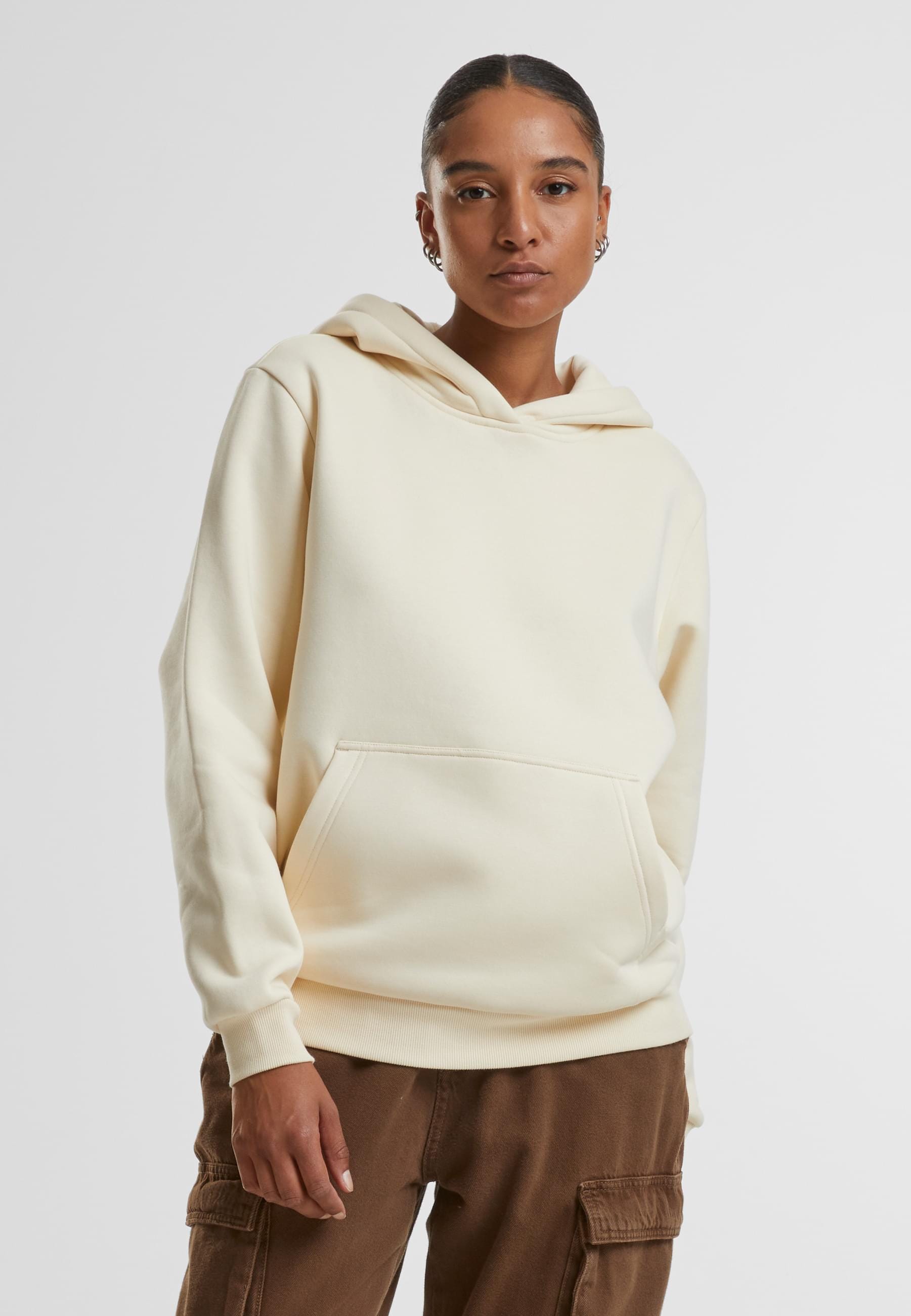 URBAN CLASSICS Kapuzenpullover »Urban Classics Ladies Fluffy Hoody«, (1 tlg.)