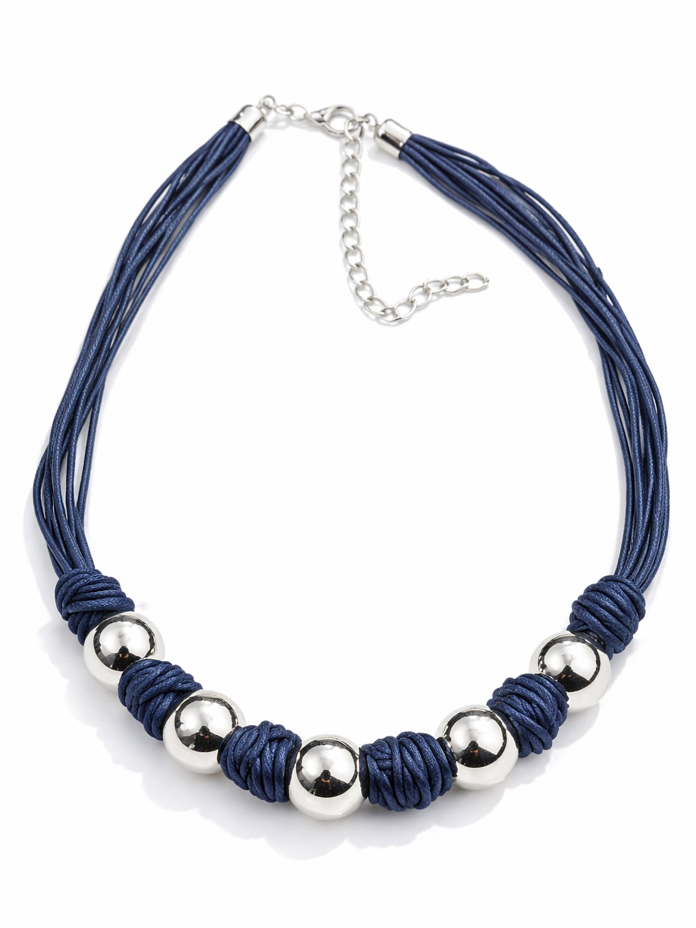 COLLEZIONE ALESSANDRO Kette mit Anhänger "Fermo" aus vielen Bändern geknote günstig online kaufen