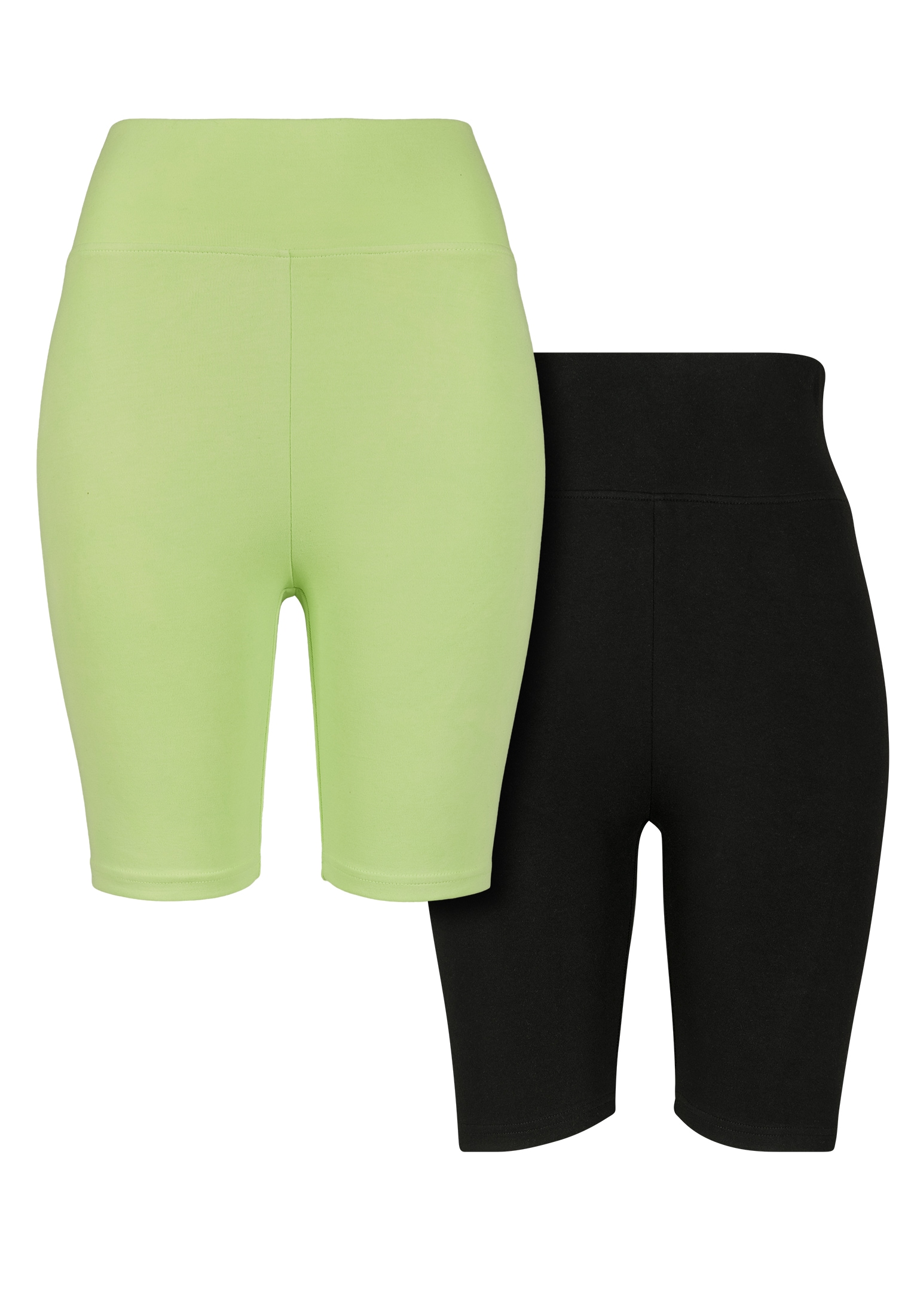 URBAN CLASSICS Stoffhose »Damen Ladies Shorts High kaufen | 2-Pack«, Waist tlg.) (1 Cycle BAUR