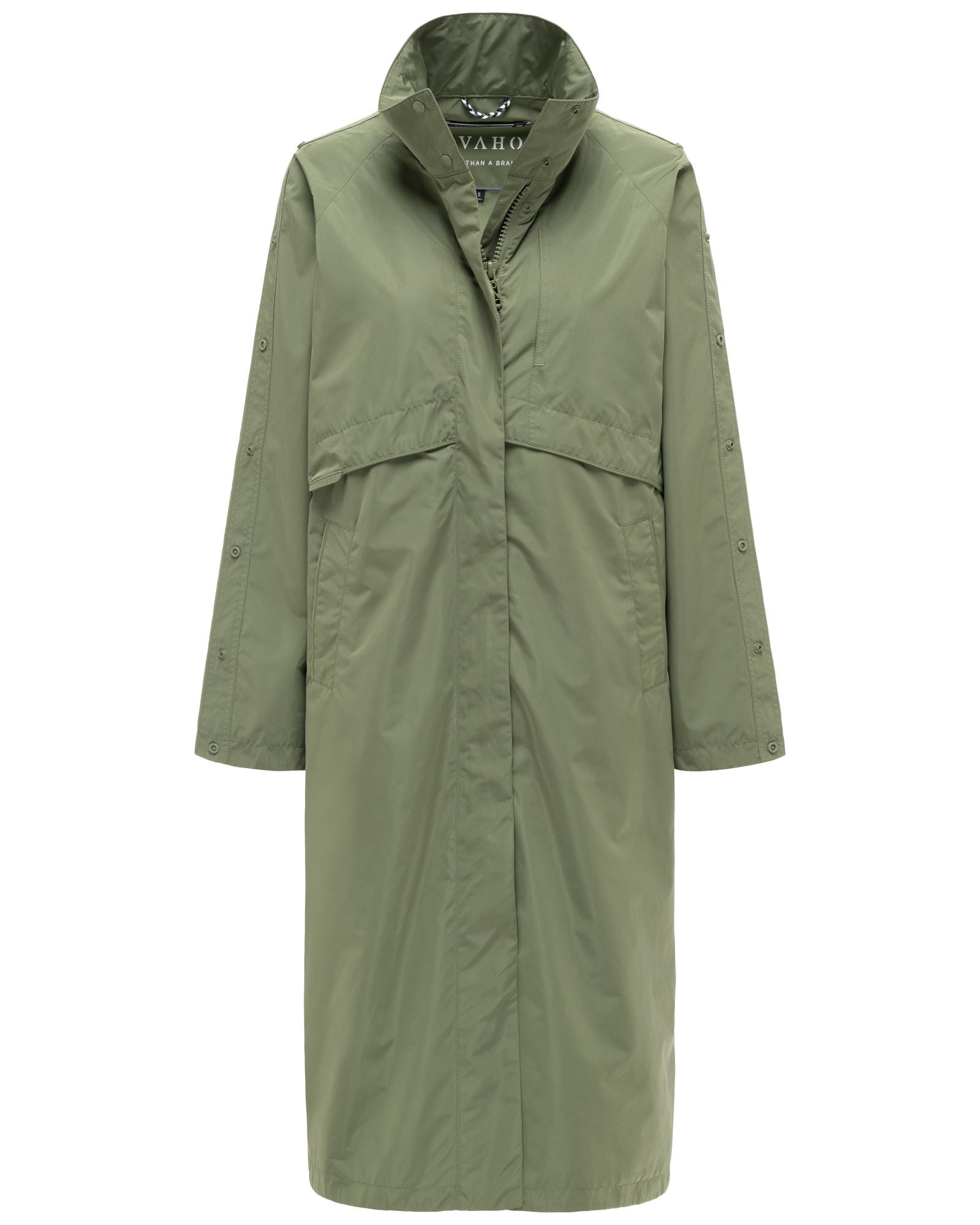 Navahoo Langmantel "Zenblüte 14" Modischer oversized Damen Parka mit krempelbaren Ärmeln
