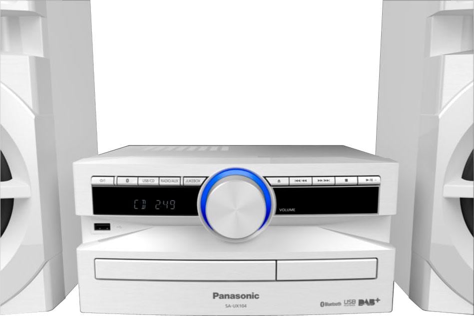 Panasonic Microanlage »SC-UX104«, (Bluetooth Digitalradio (DAB+) 300 W)
