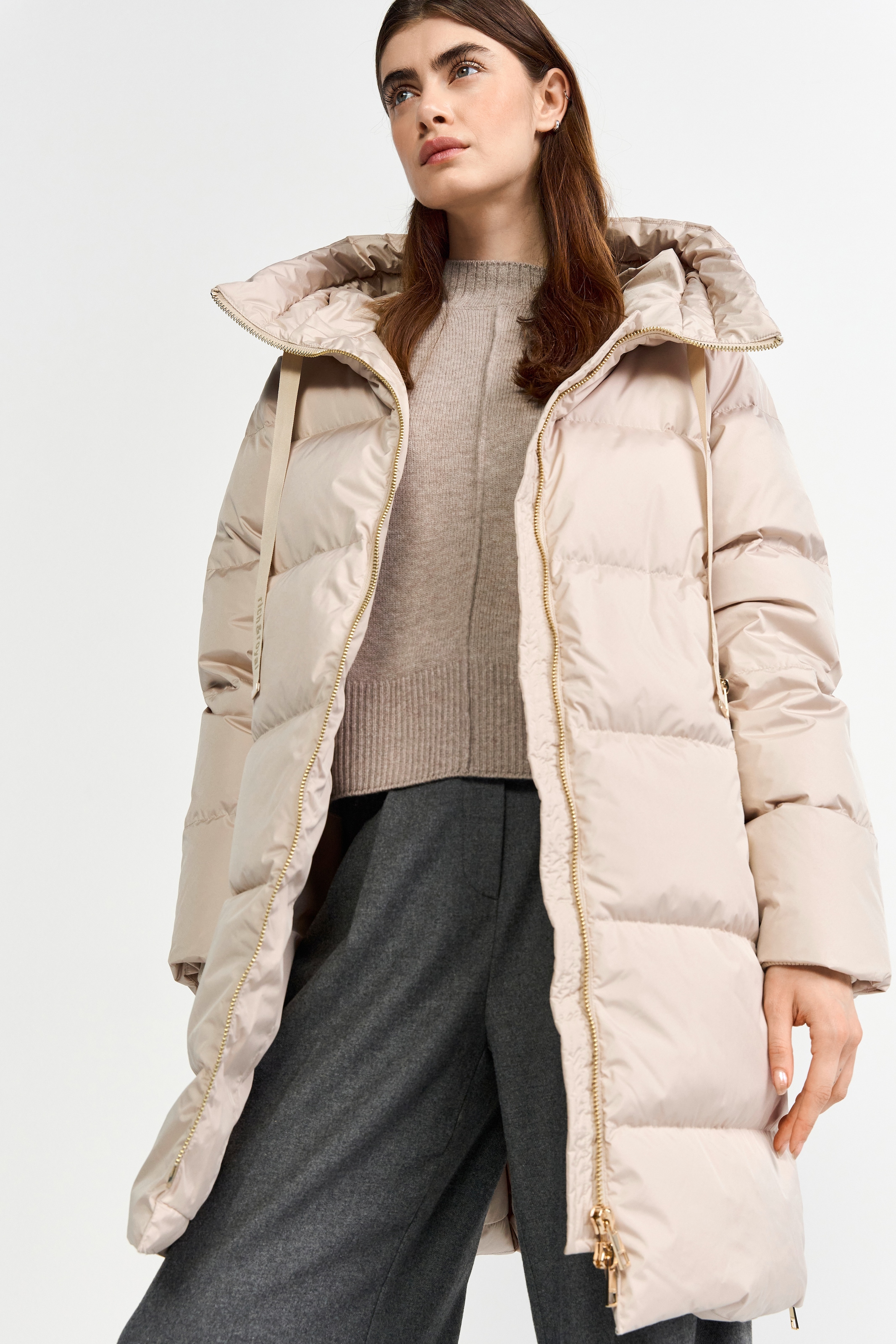 RICHROYAL Steppmantel, oversized, mit Reißverschlüssen an den Seiten, Winte günstig online kaufen