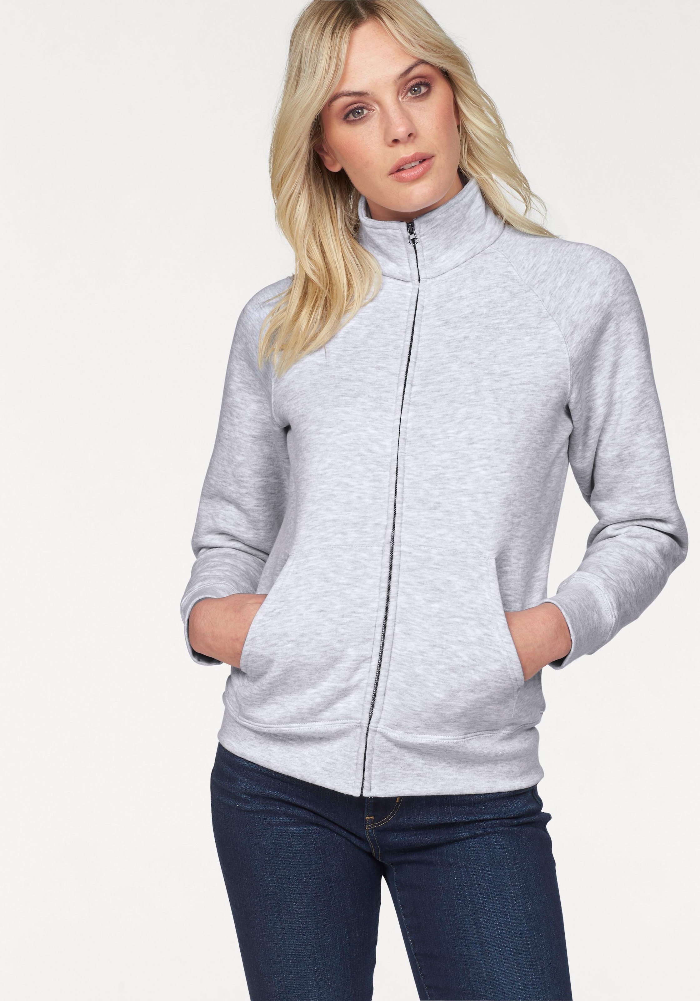Fruit of the Loom Sweatjacke "Lady-Fit Premium Sweat Jacket", mit Reißversc günstig online kaufen